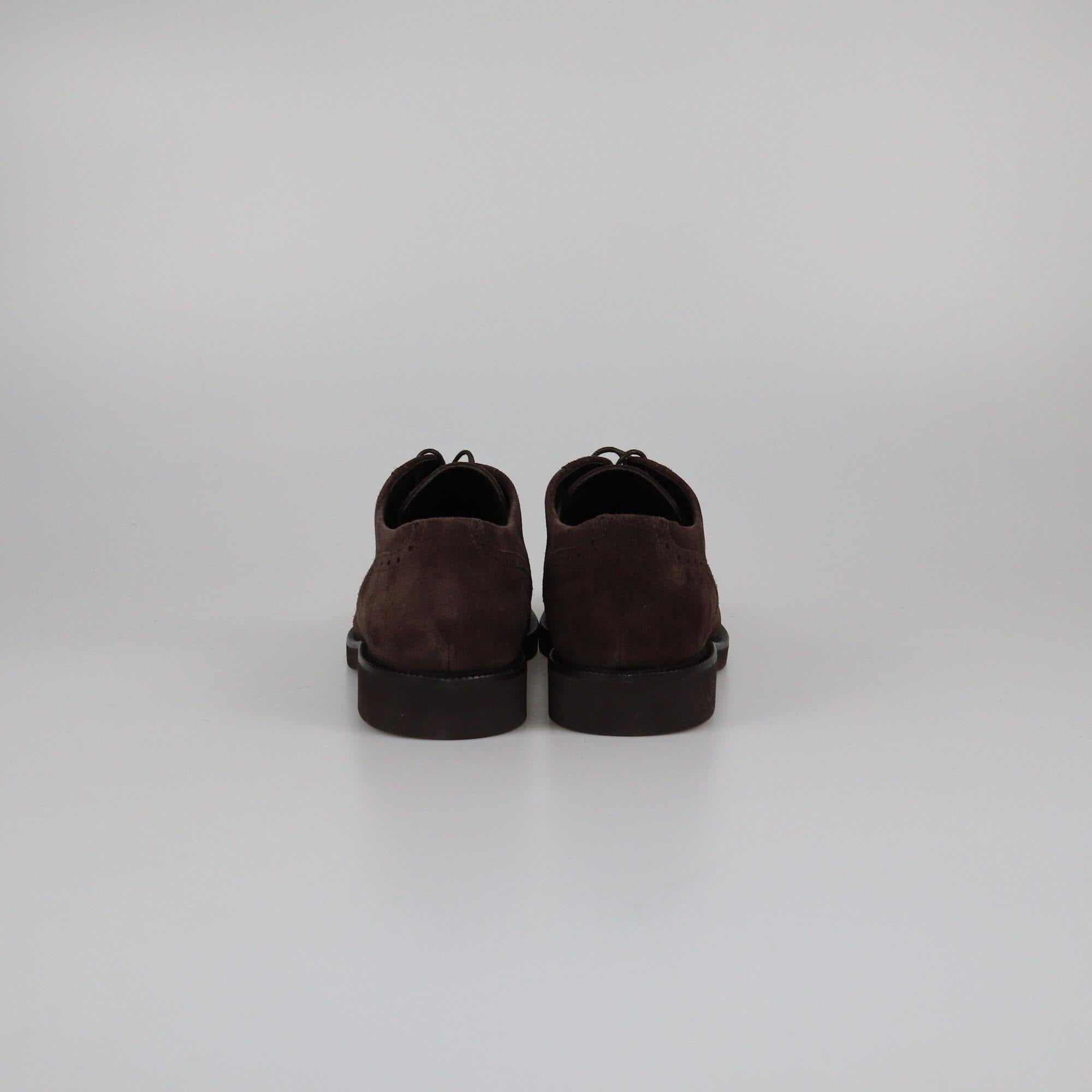 Loro Piana Brown Affin Brogues Derby Mens Loro Piana