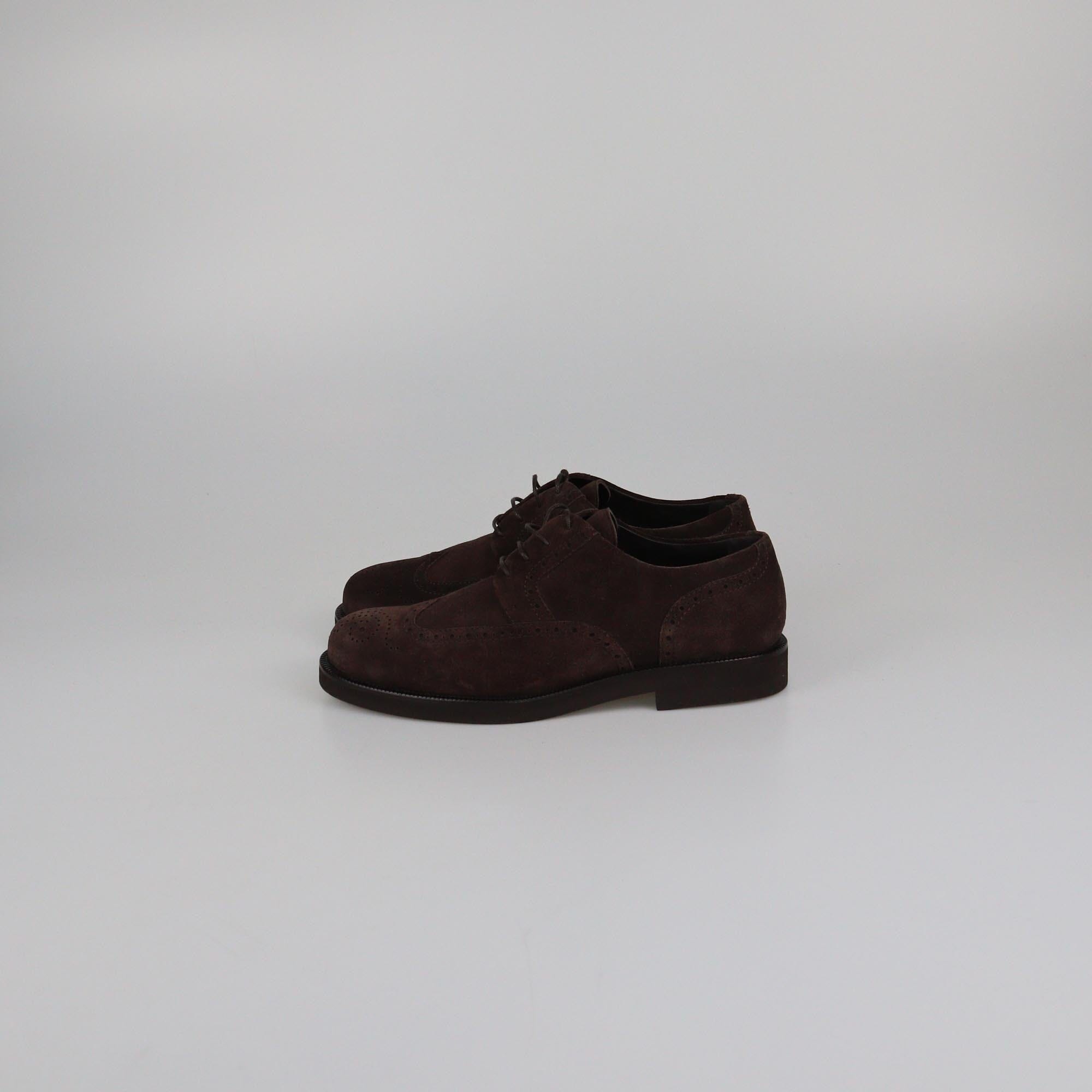 Loro Piana Brown Affin Brogues Derby Mens Loro Piana