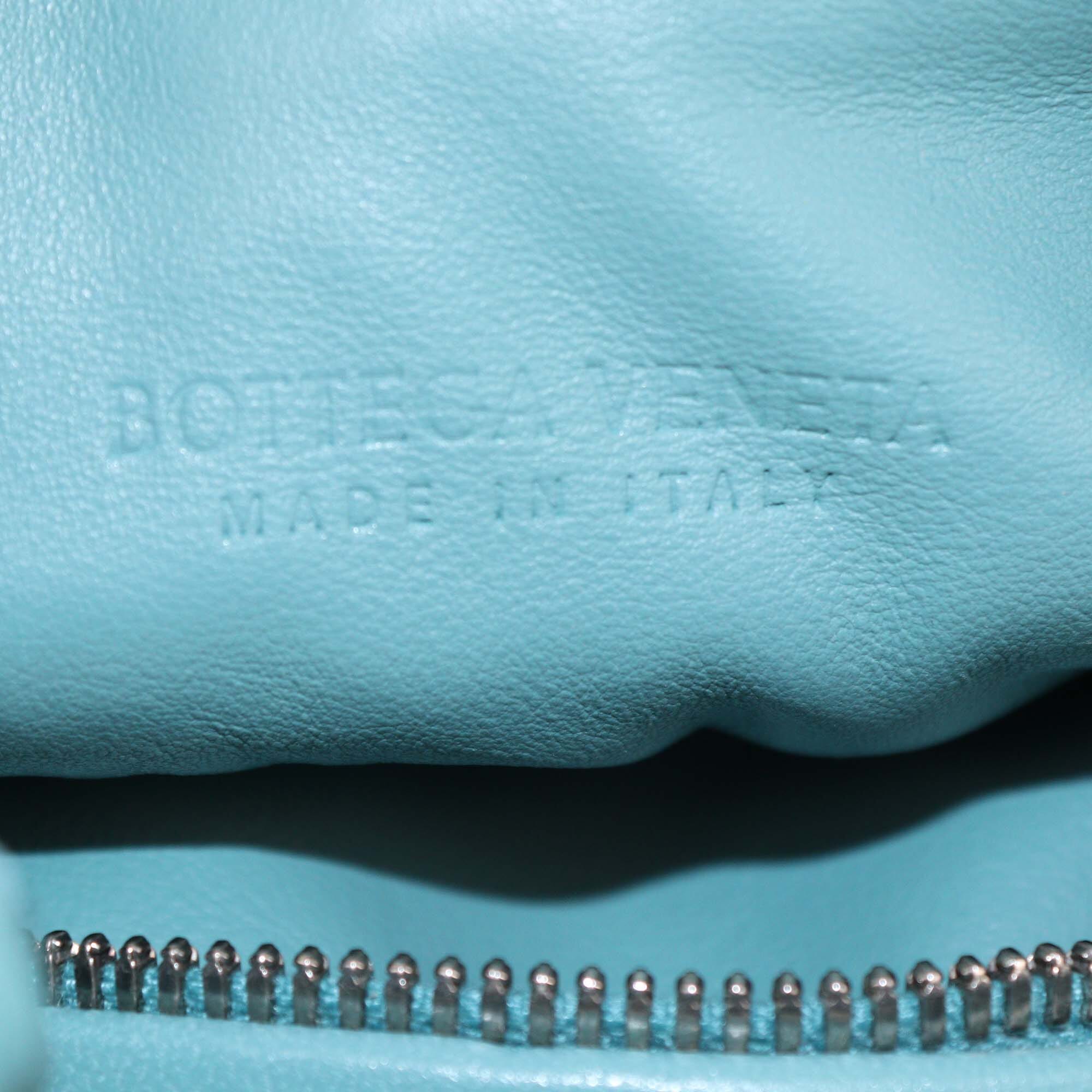 Bottega Veneta Blue Intrecciato Mini Jodie Bag Womens Bottega Veneta