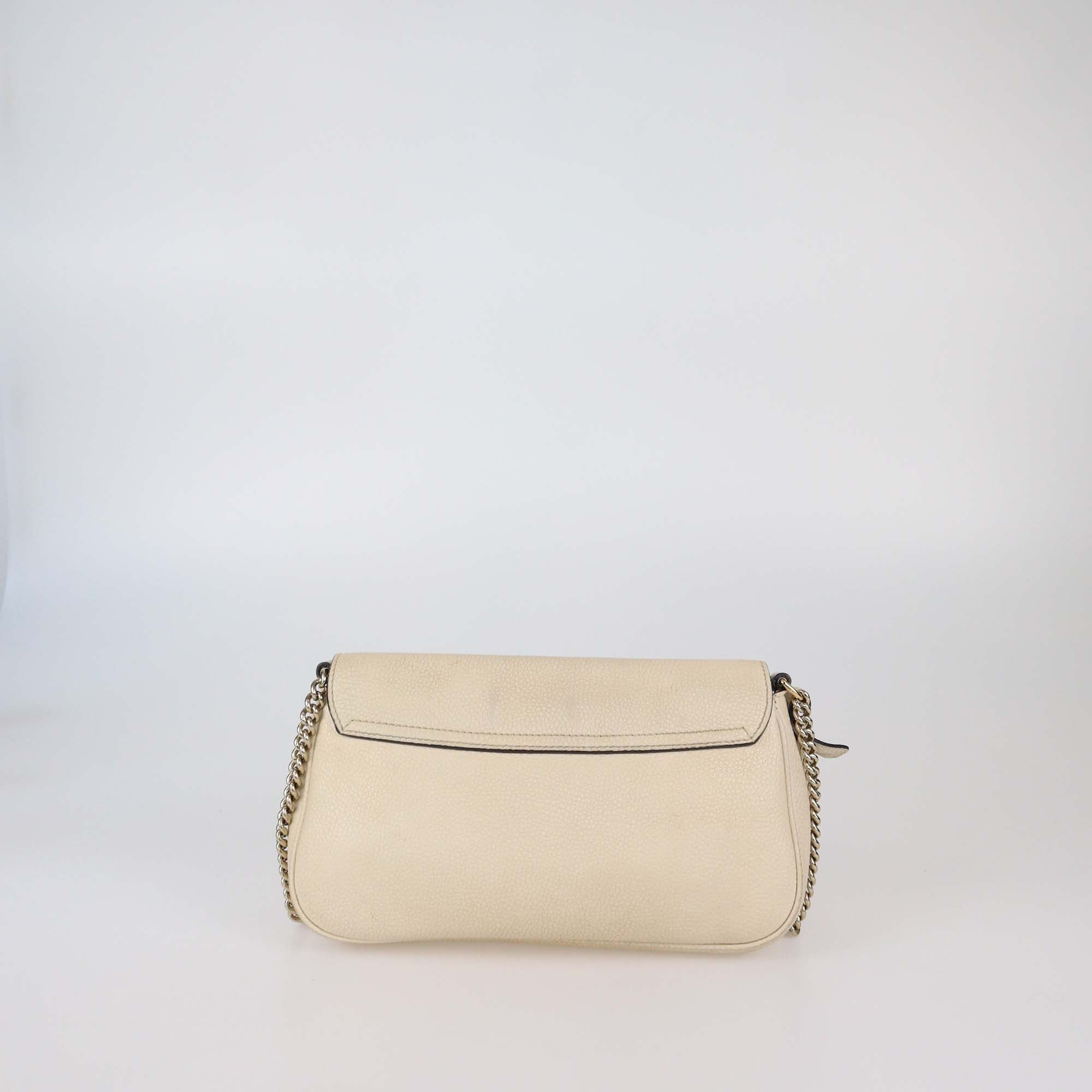 Gucci Black Leather GG Marmont Slim Belt