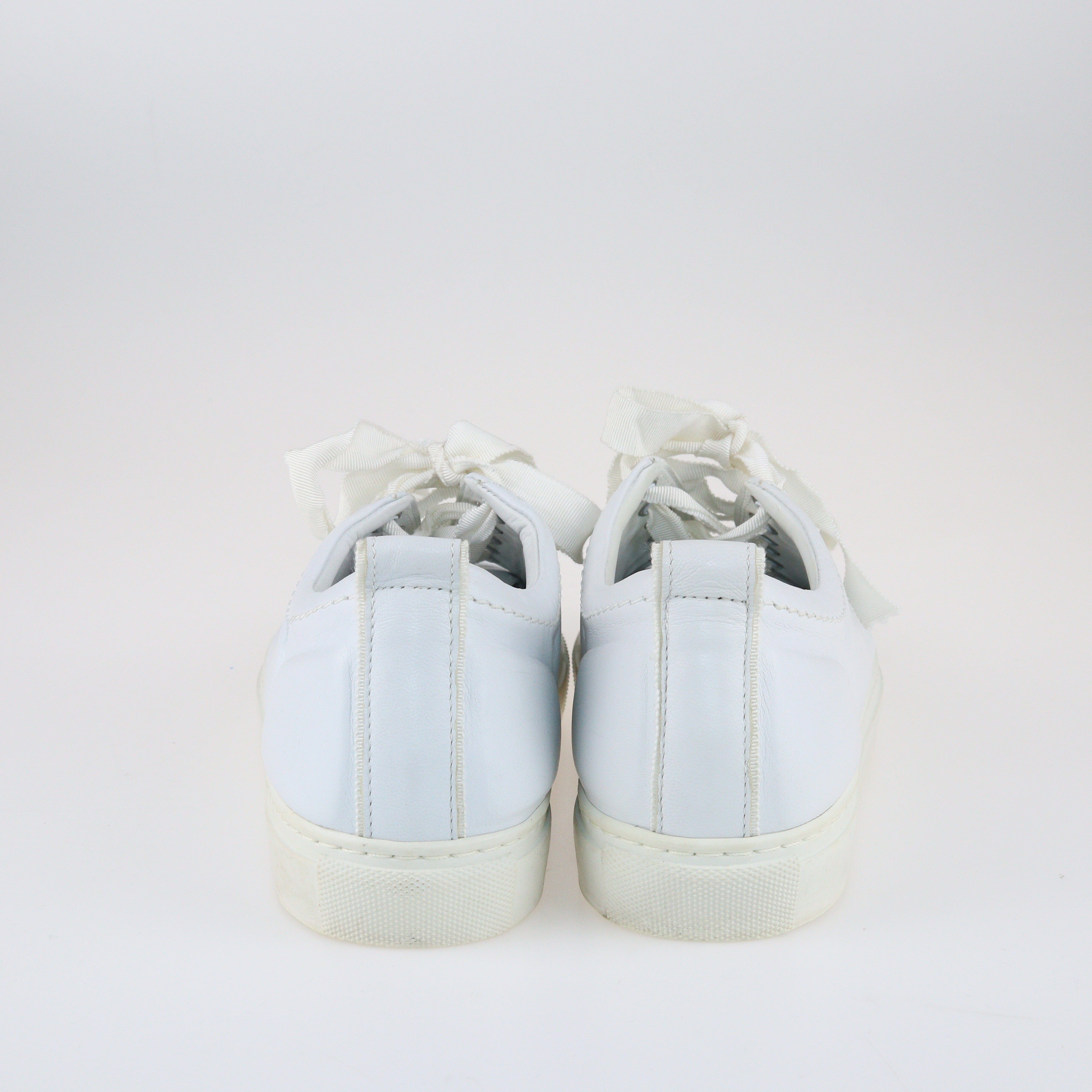 White DBB1 Low Top Sneakers Shoes Lanvin