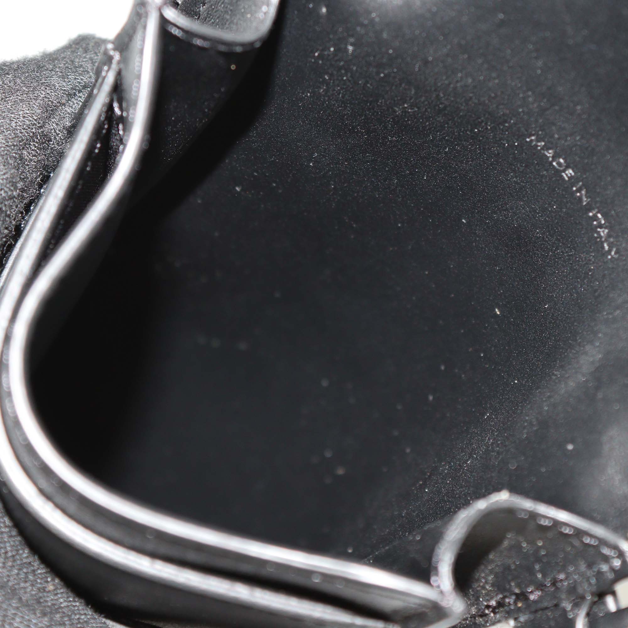 Celine Black Leather Phone Holder w/Strap