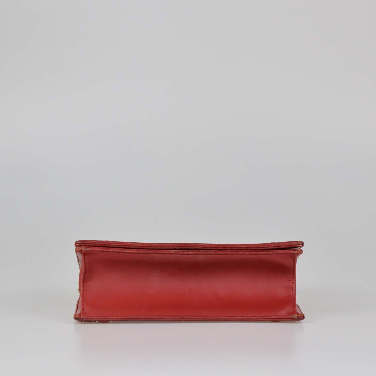 Christian Dior Red Cannage Leather Medium Studded Diorama Shoulder Bag