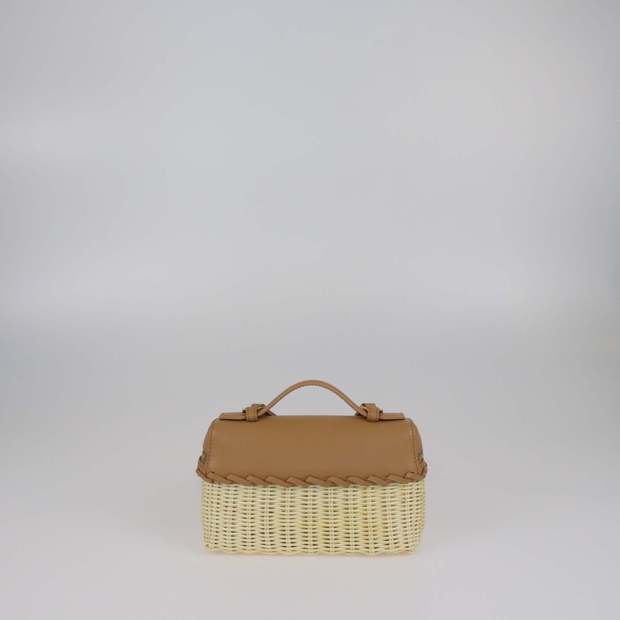 Loro Piana Brown/Natural Extra Pocket East-West L19 Bag Womens Loro Piana