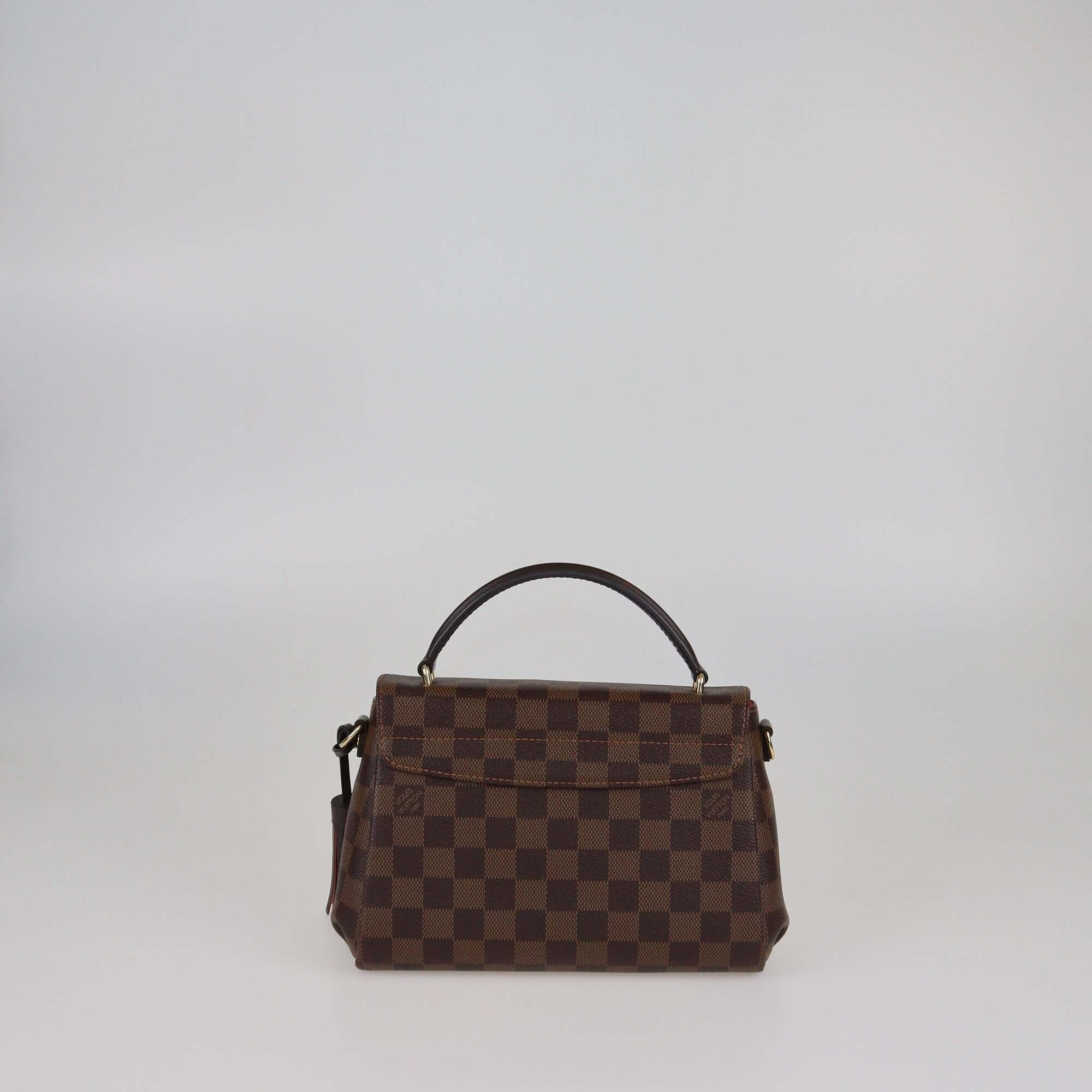 Louis Vuitton Damier Ebene Canvas Croisette Bag Womens Louis Vuitton