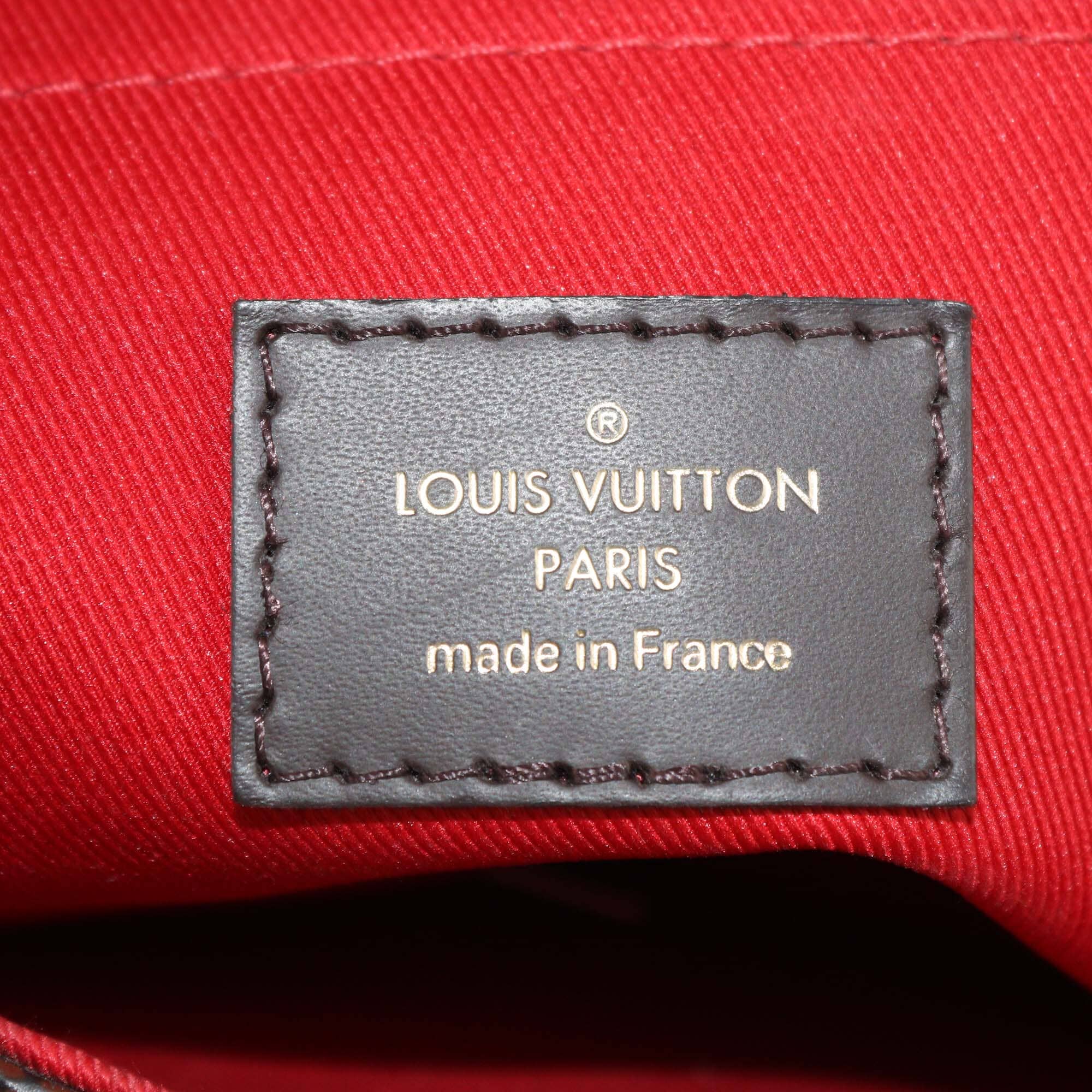 Louis Vuitton Damier Ebene Canvas Croisette Bag Womens Louis Vuitton