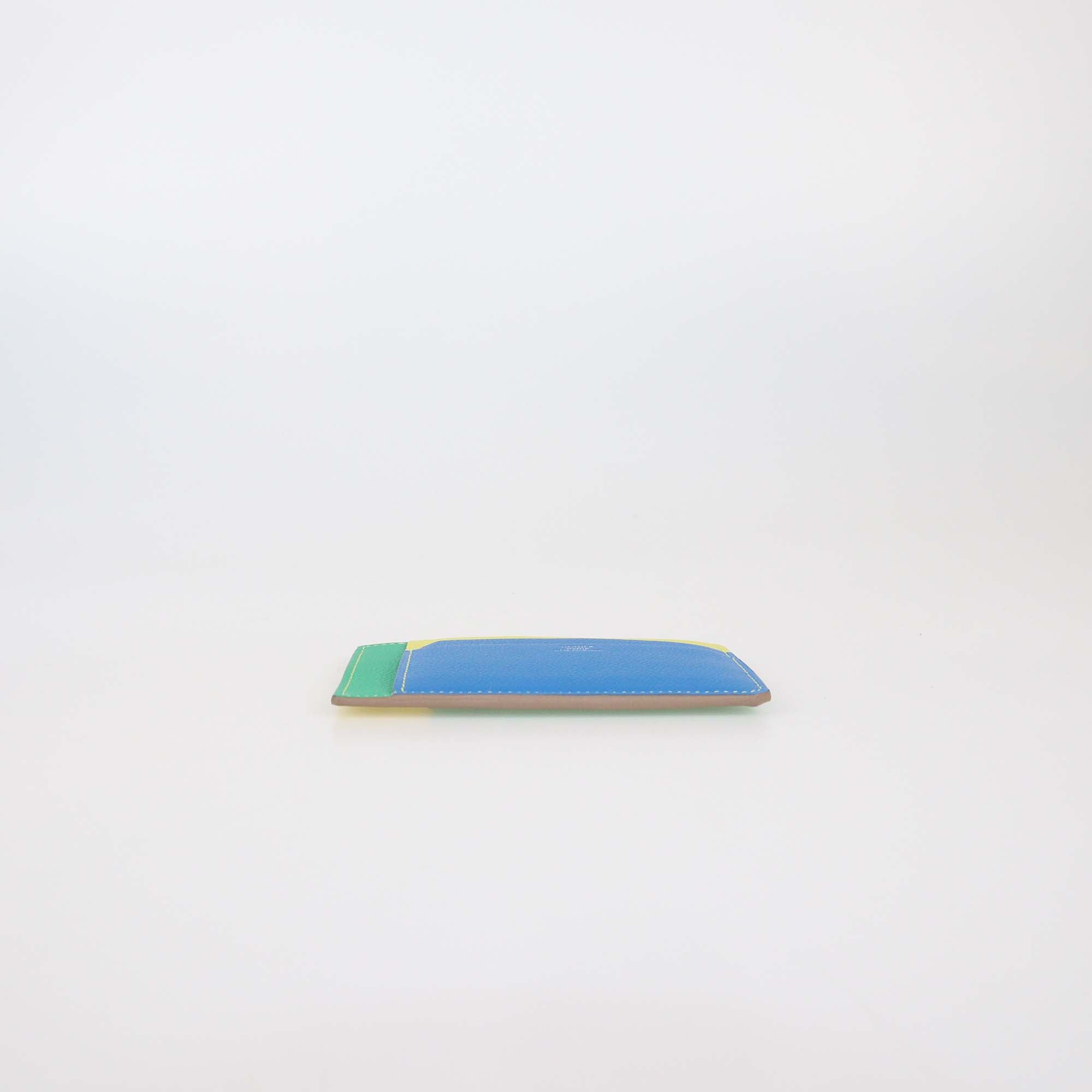 Hermes Multicolor Evercolor Colorblock 8CC City Card Holder