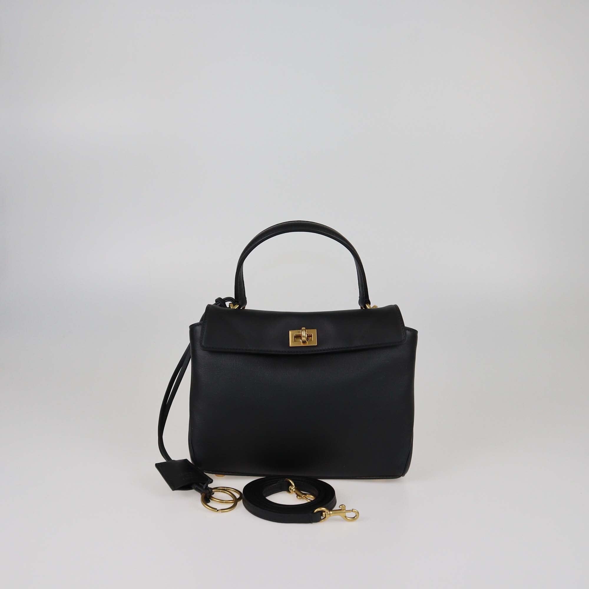 Balenciaga Black Mini Rodeo Top Handle Bag Womens Balenciaga