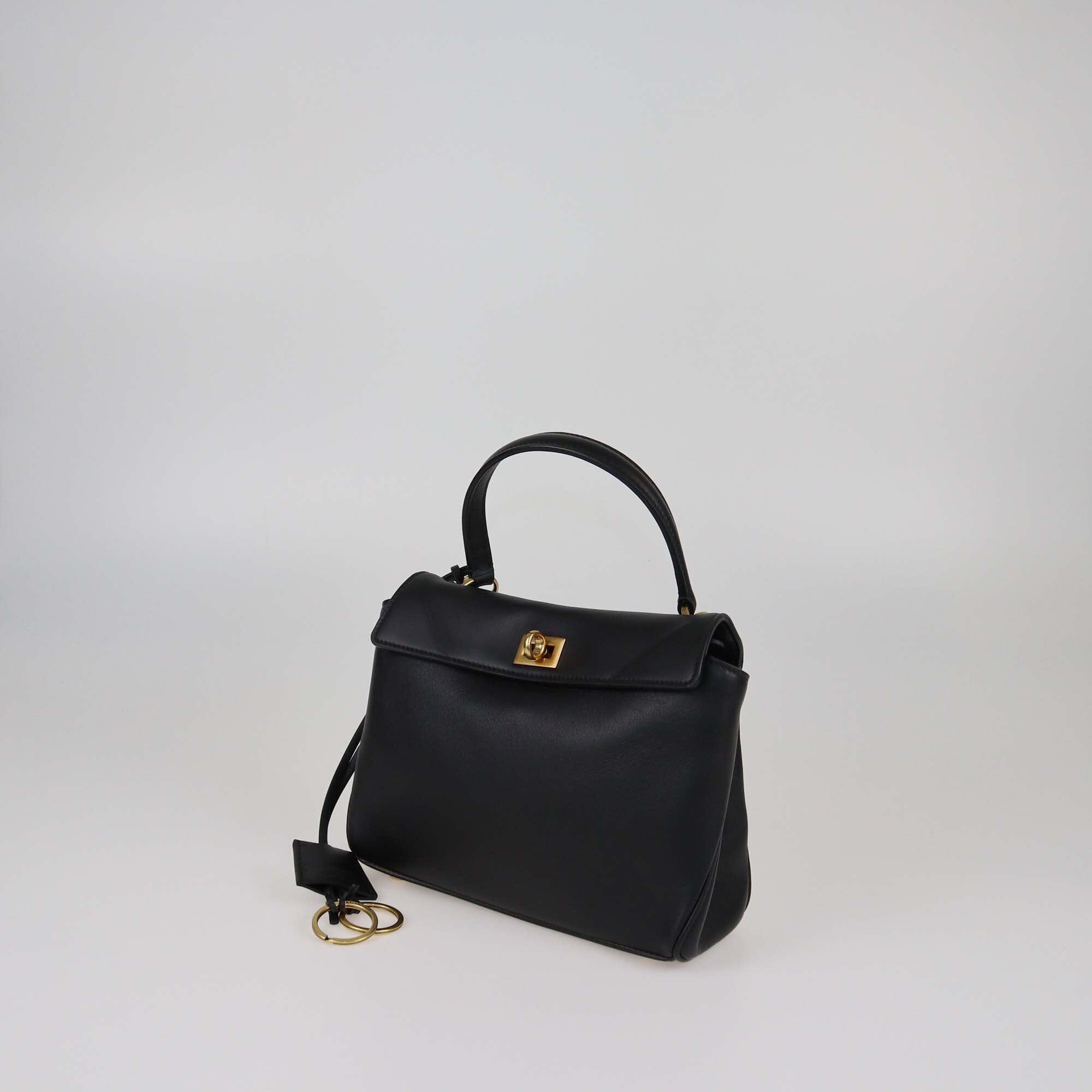 Balenciaga Black Mini Rodeo Top Handle Bag Womens Balenciaga