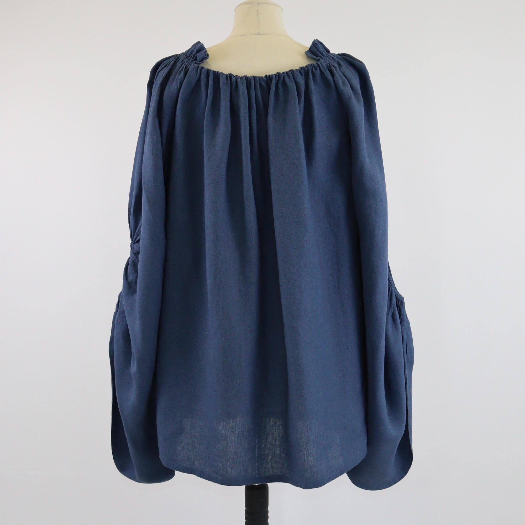 Piece of White Navy Blue Off Shoulder Kendra Mini Dress Womens Piece of White