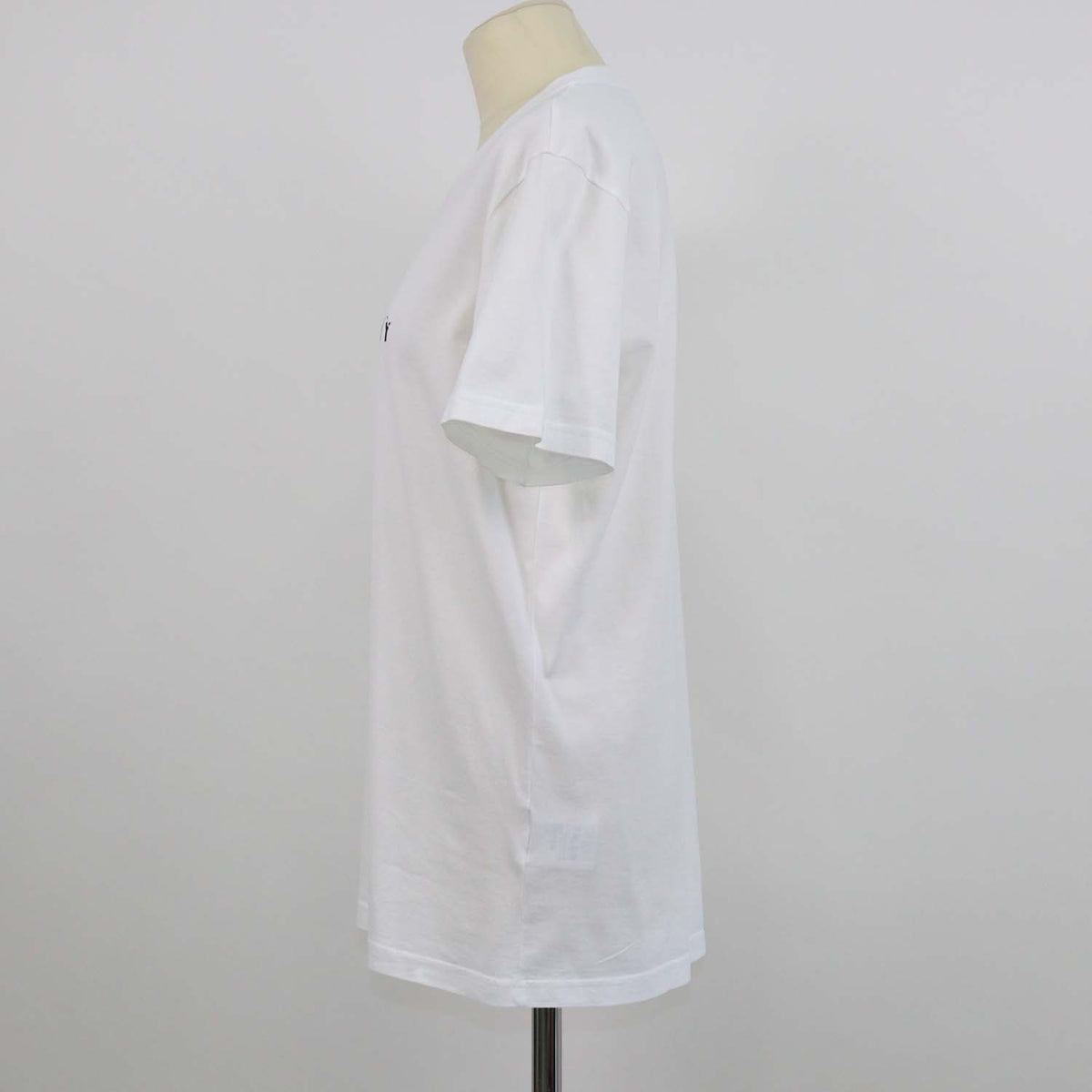 Givenchy White Cotton Logo Printed Crew Neck T-Shirt