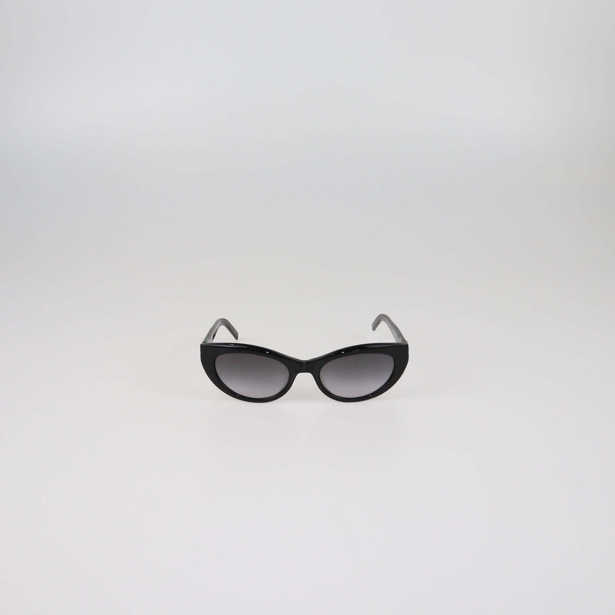 Saint Laurent Black Gradient Cateye Sunglasses Womens Saint Laurent