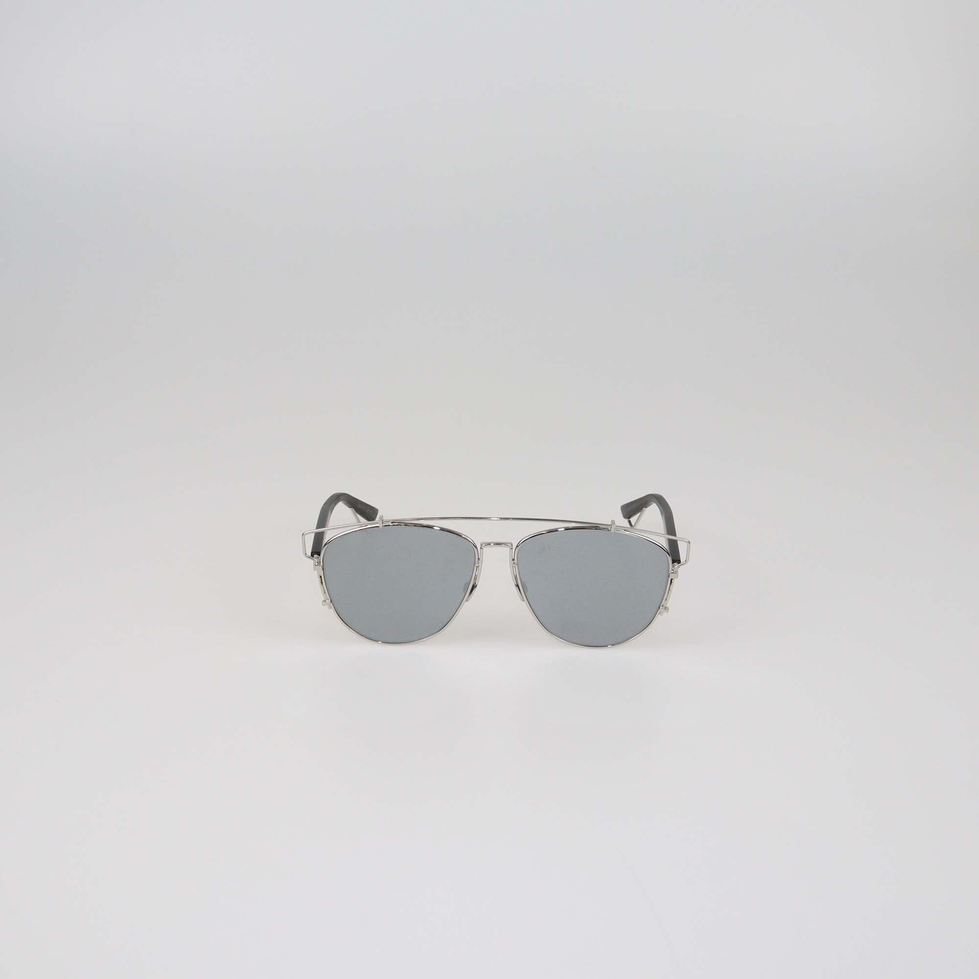 Christian Dior Silver Mirror DiorTechnologic Sunglasses Womens Christian Dior