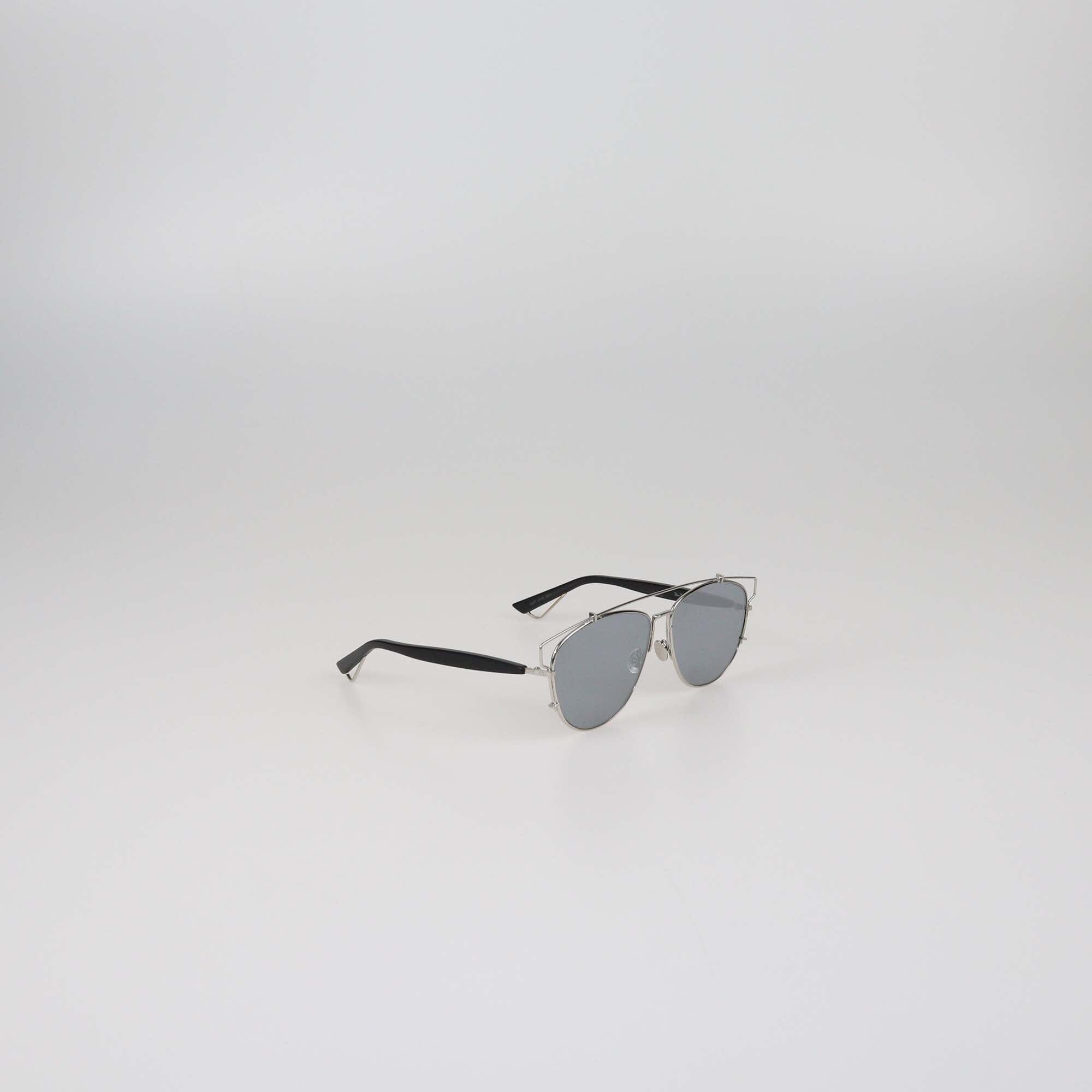 Christian Dior Silver Mirror DiorTechnologic Sunglasses Womens Christian Dior