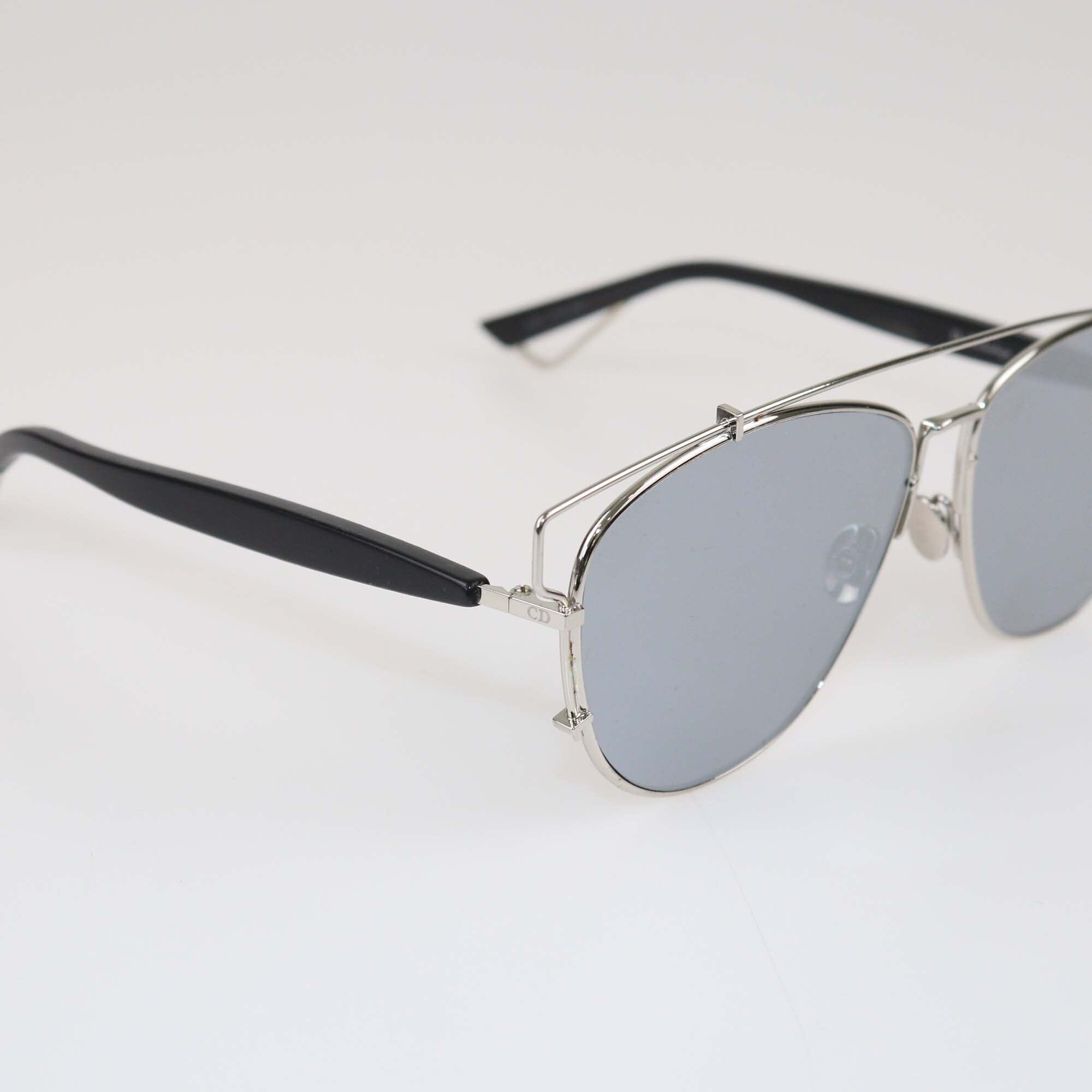 Christian Dior Silver Mirror DiorTechnologic Sunglasses Womens Christian Dior