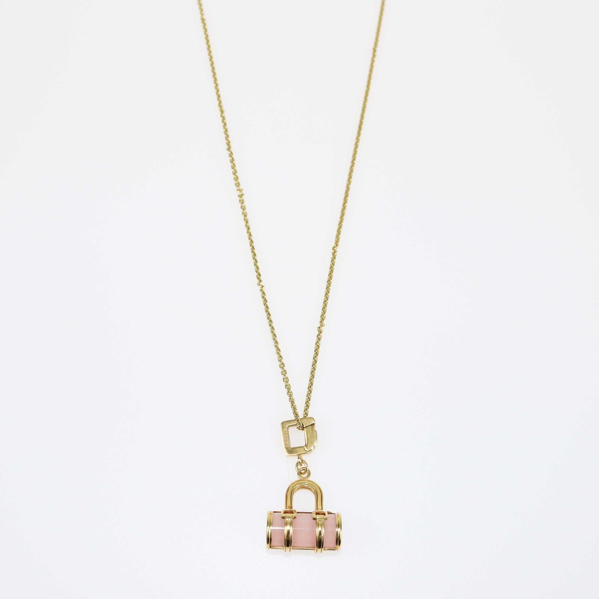 Louis Vuitton Quartz 18k Yellow Gold Pendant Necklace Jewellery Louis Vuitton