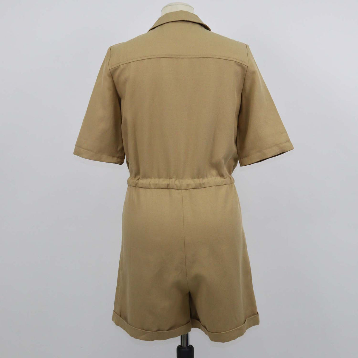 Maison 123 Brown Blend Lyocell Short Jumpsuit