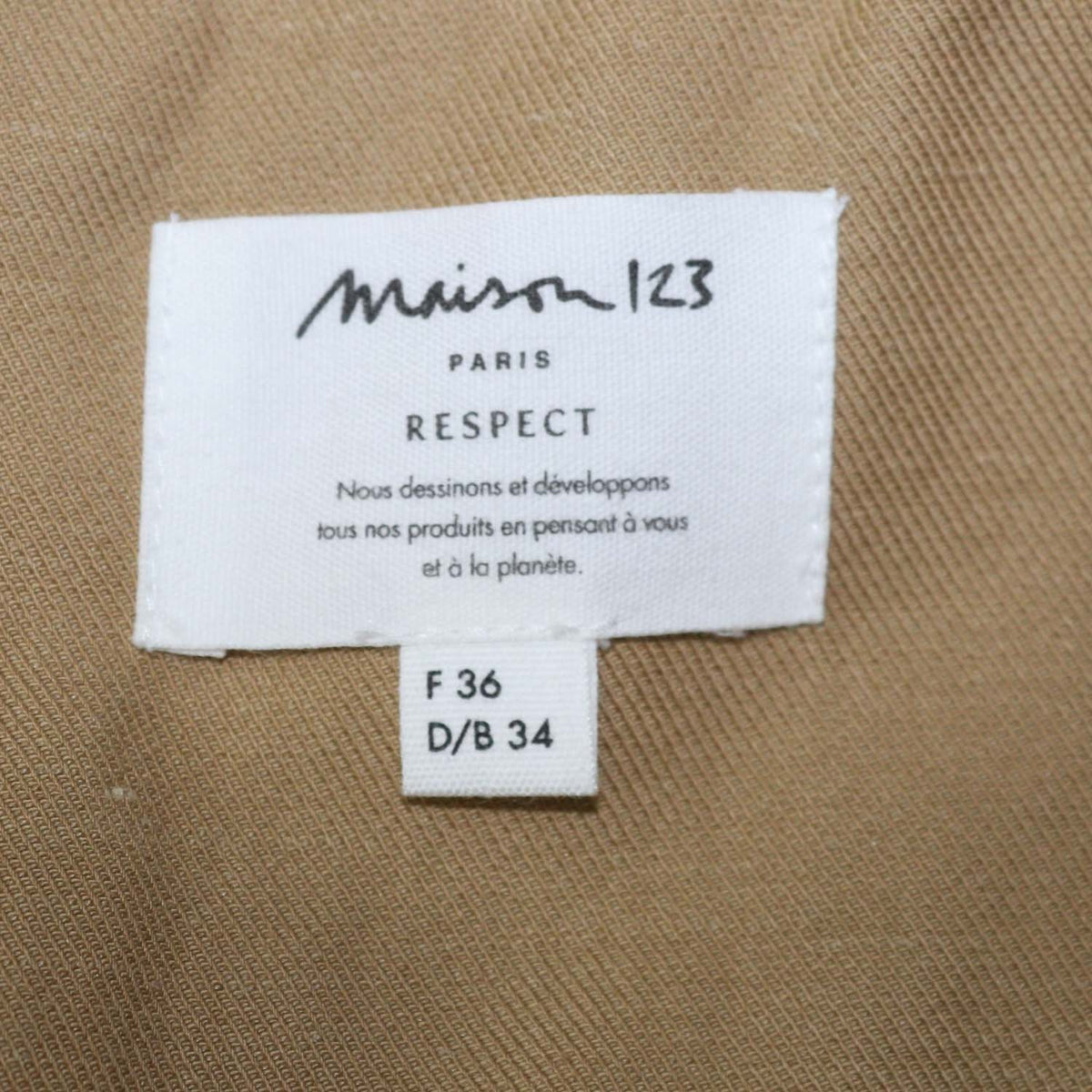 Maison 123 Brown Blend Lyocell Short Jumpsuit