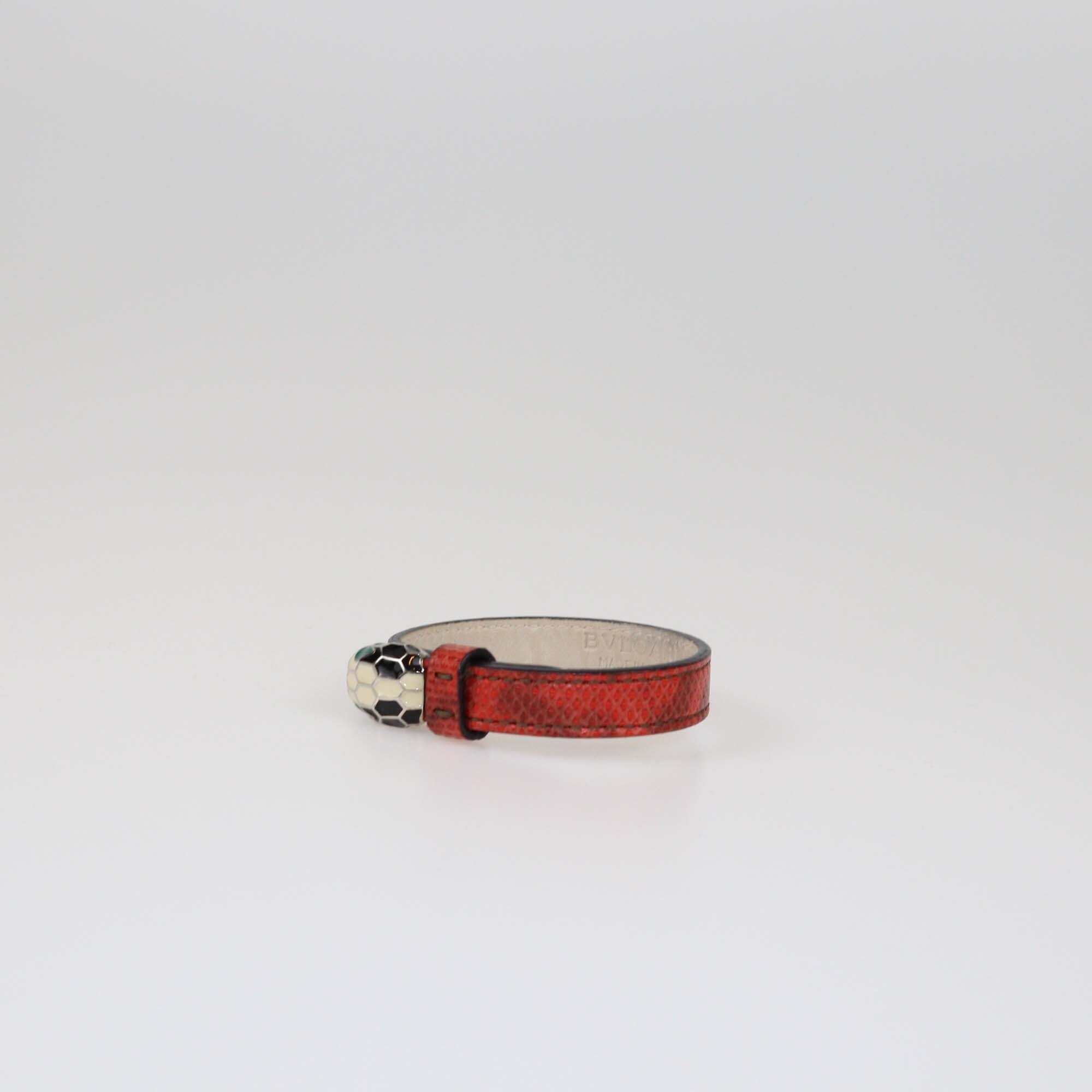 Bvlgari Red Karung Serpenti Forever Bracelet Womens Bvlgari