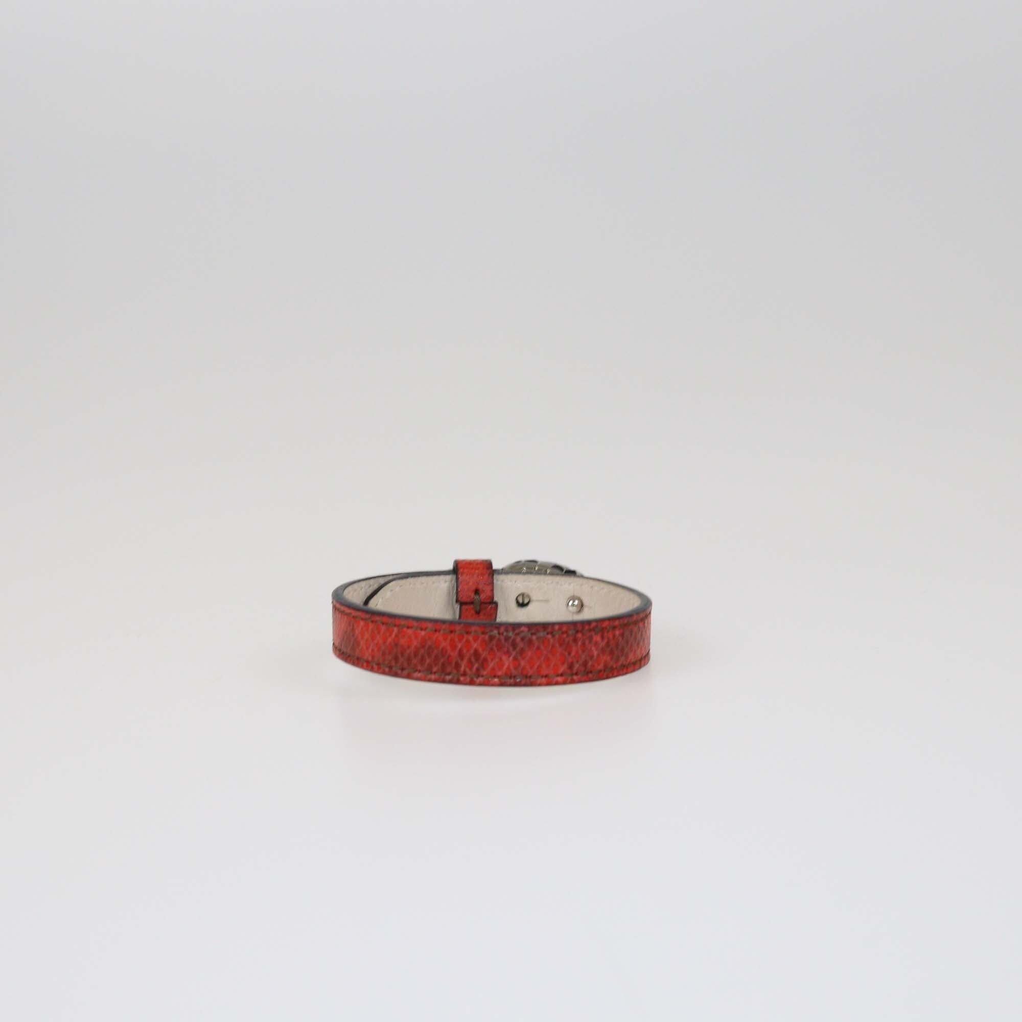 Bvlgari Red Karung Serpenti Forever Bracelet Womens Bvlgari