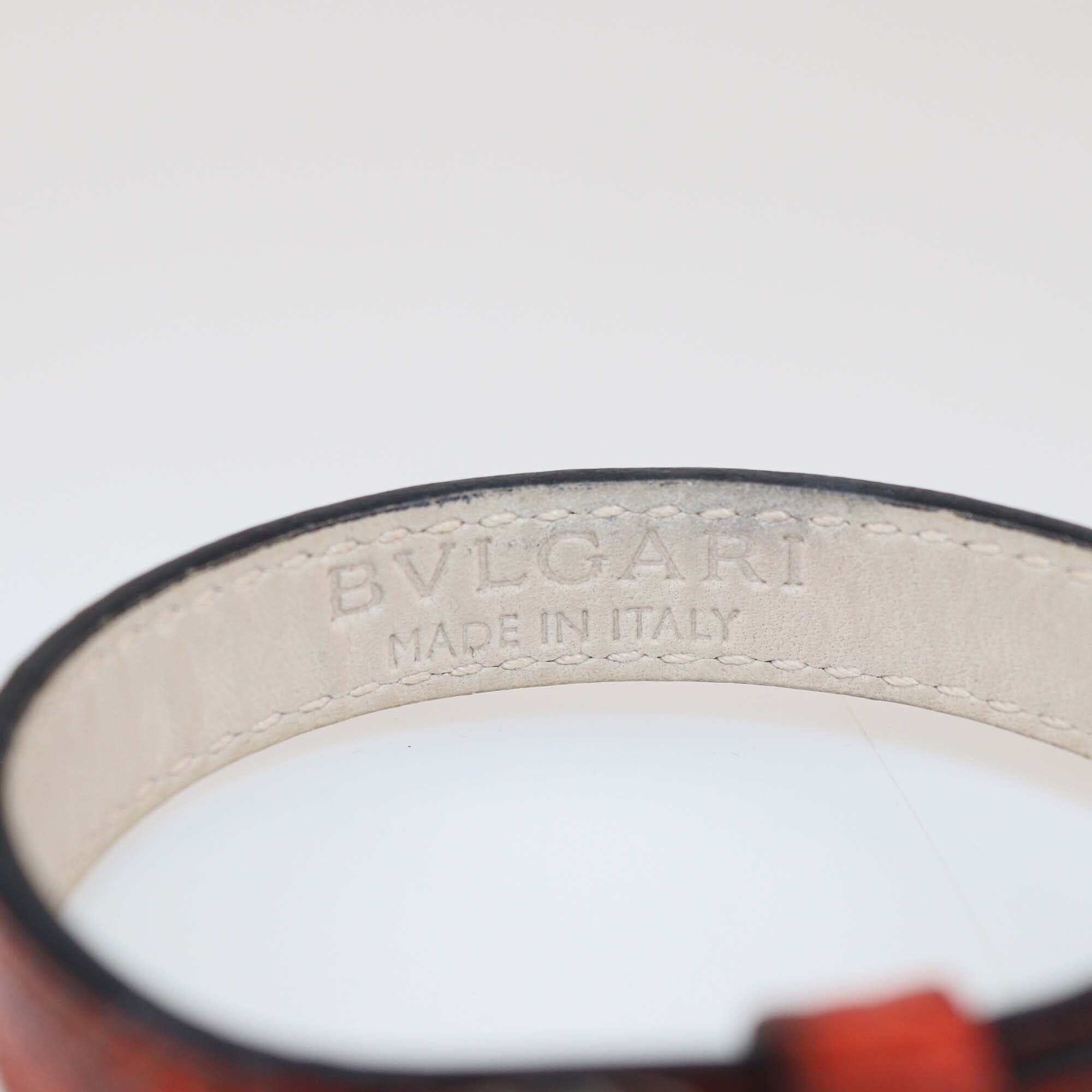 Bvlgari Red Karung Serpenti Forever Bracelet Womens Bvlgari
