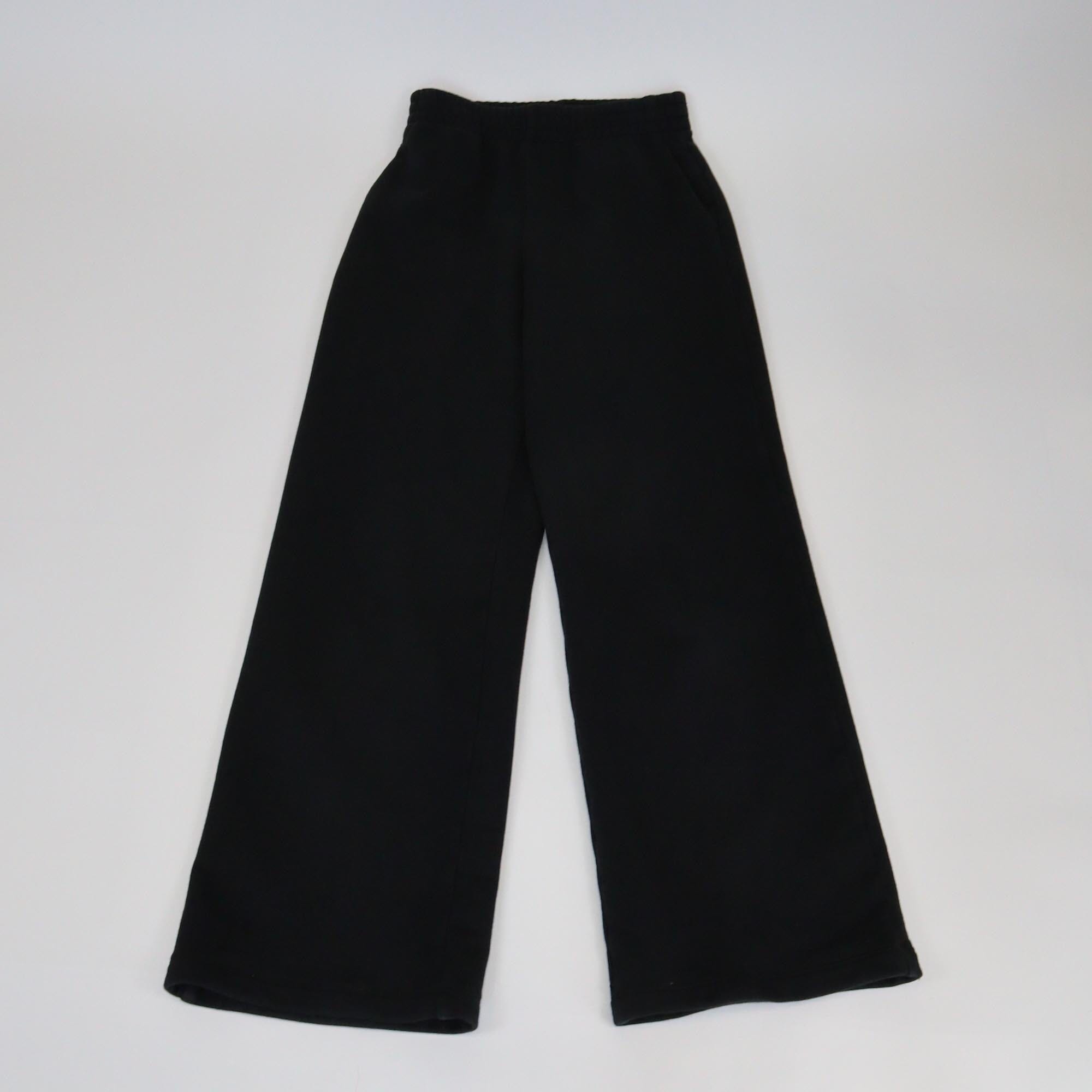 Prada Black Drawstring Wide Leg Sweat Pants Womens Prada
