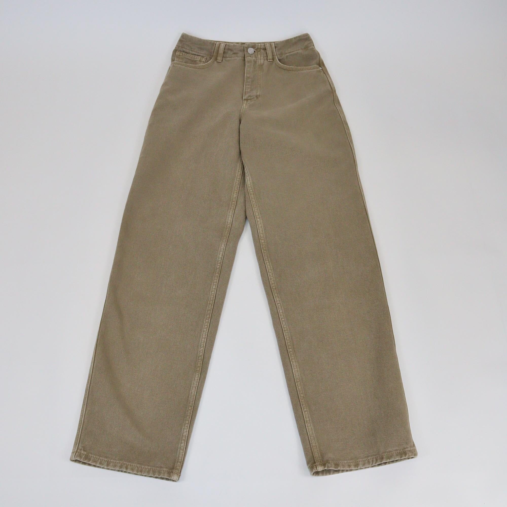 12 Storeez Military Brown Wide Leg Jeans Womens 12 Storeez