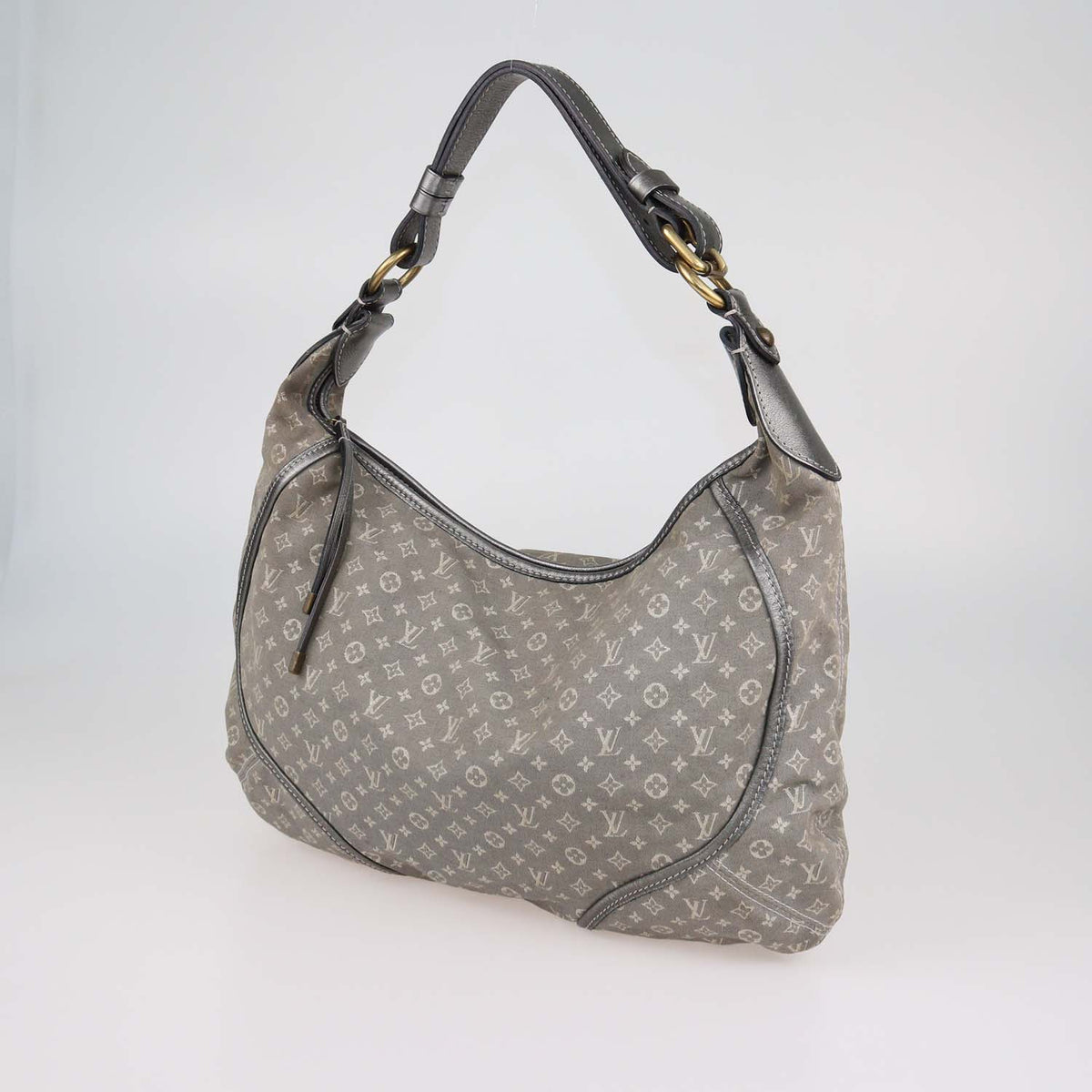 Louis Vuitton Platine Monogram Mini Lin Manon MM Hobo