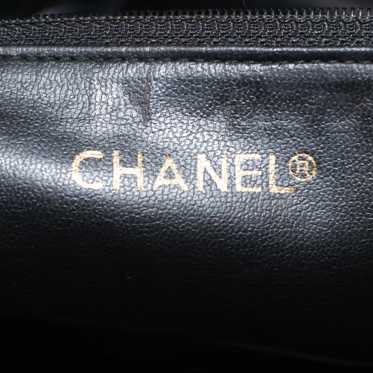 Chanel Black Quilted Leather Vintage Chain Tote