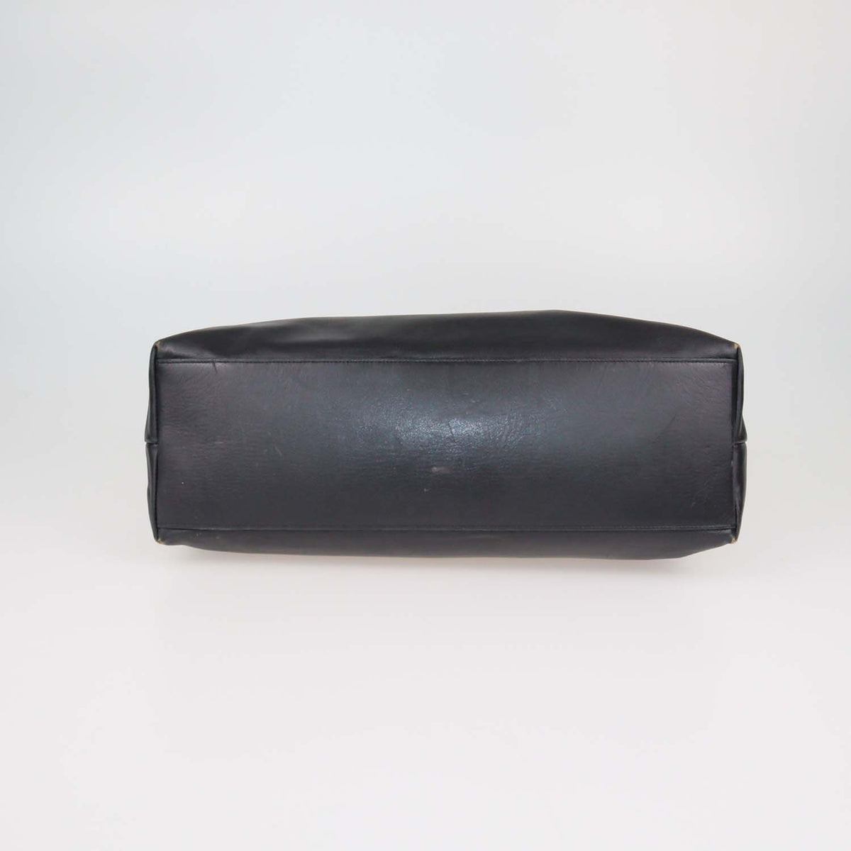Chanel Black Quilted Leather Vintage Chain Tote