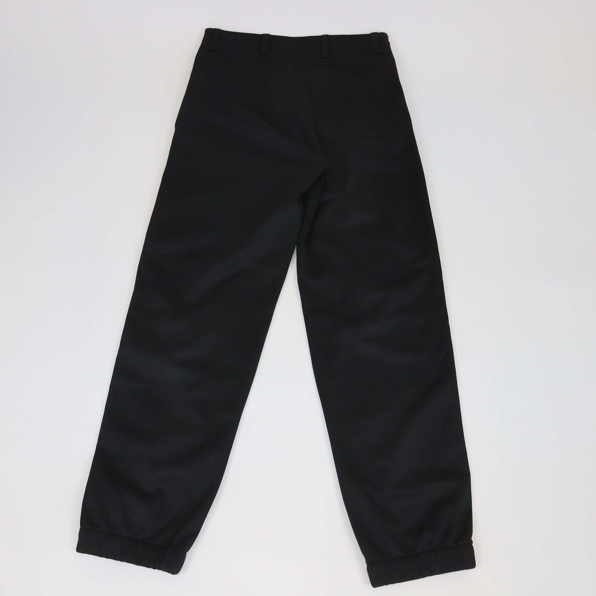 Givenchy Black Jersey Striped Side Logo Pants