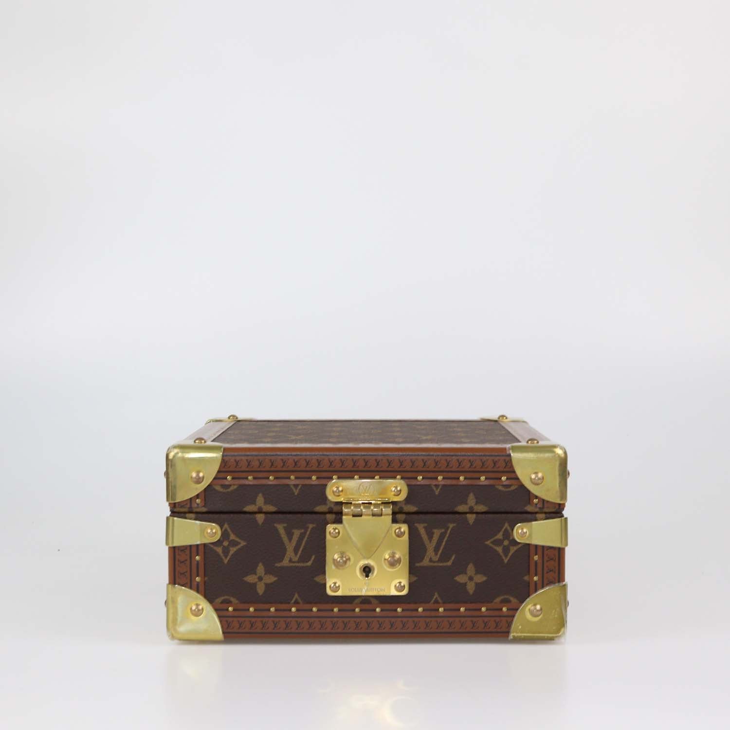 Louis Vuitton Rose Ballerine Monogram Canvas Coffret Joaillerie Box/Trunks
