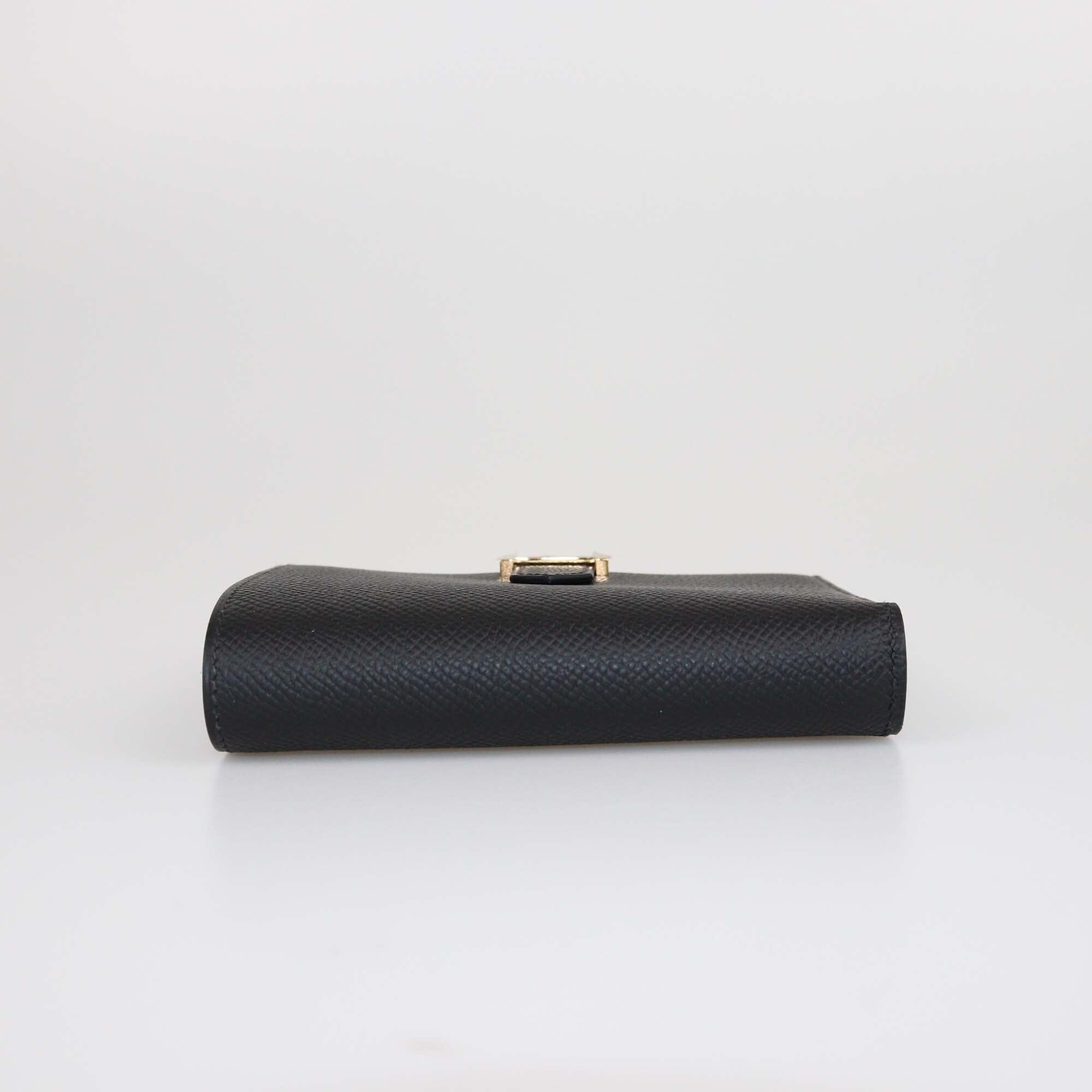 Hermes Nior Epsom Bearn Compact Wallet Womens Hermes