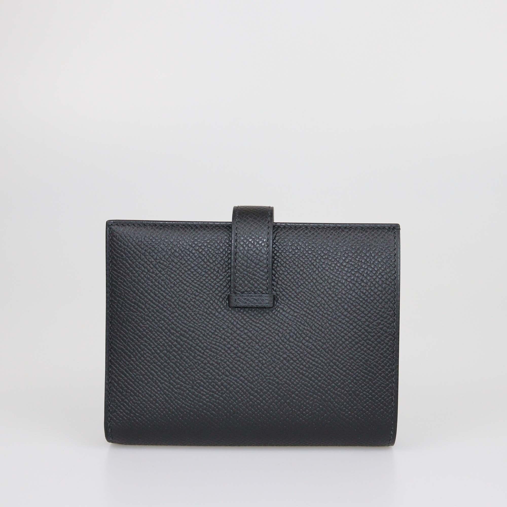 Hermes Nior Epsom Bearn Compact Wallet Womens Hermes