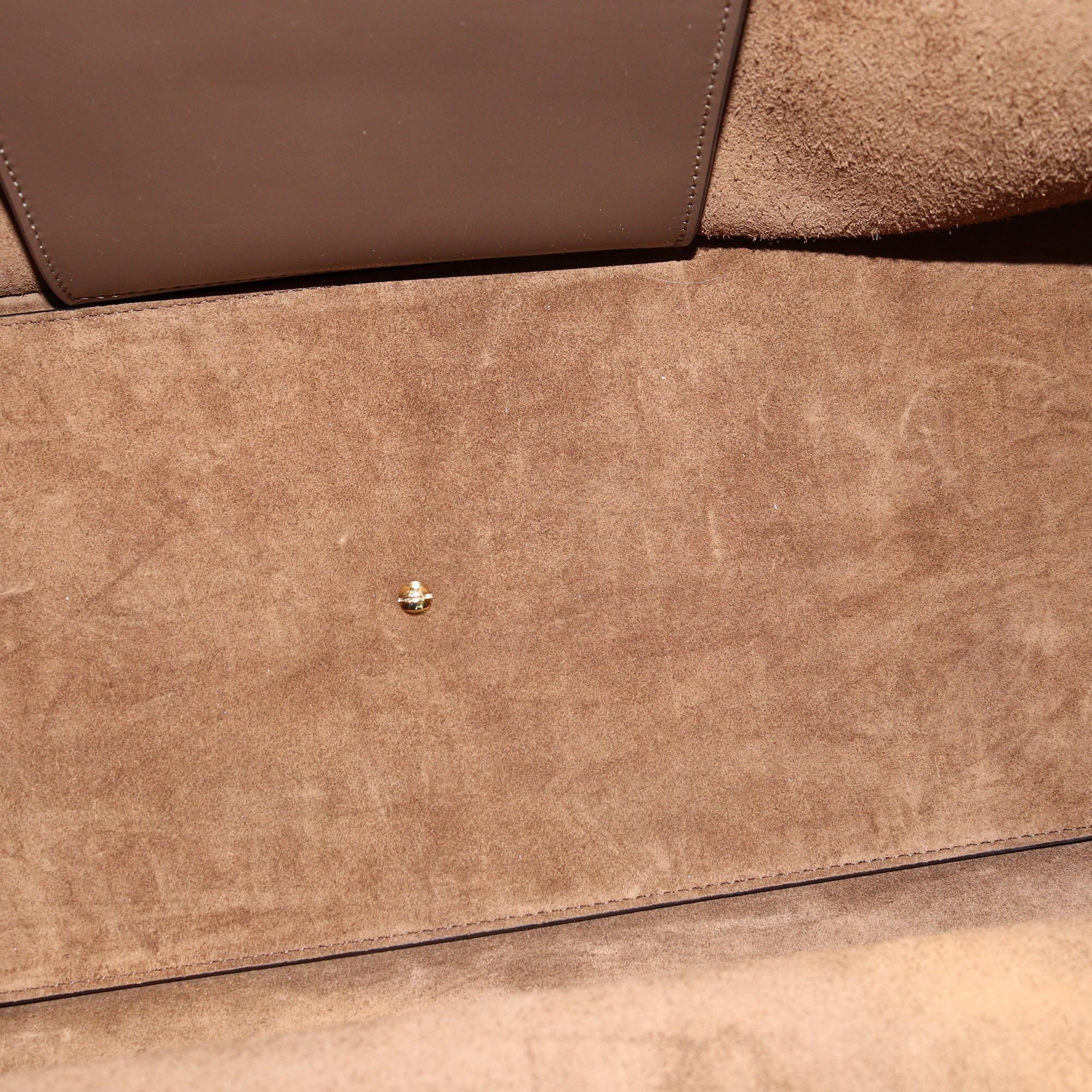 Fendi Dark Beige Large Way Tote Womens Fendi