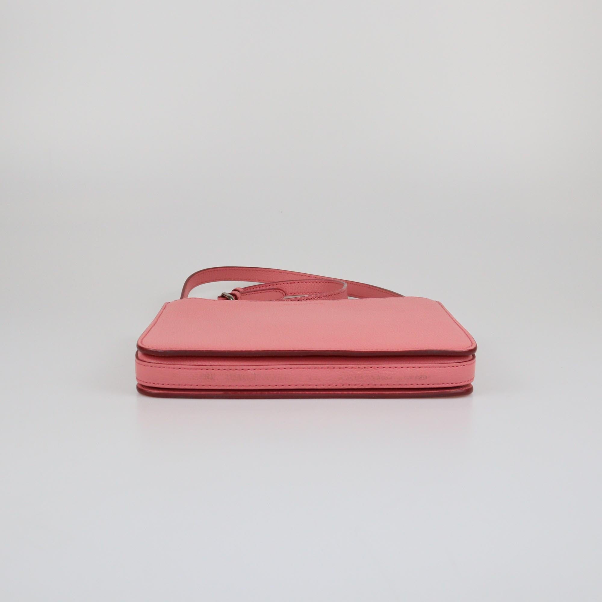 Burberry Dark Pink Triple Zip Penhurst Crossbody Bag Womens Burberry