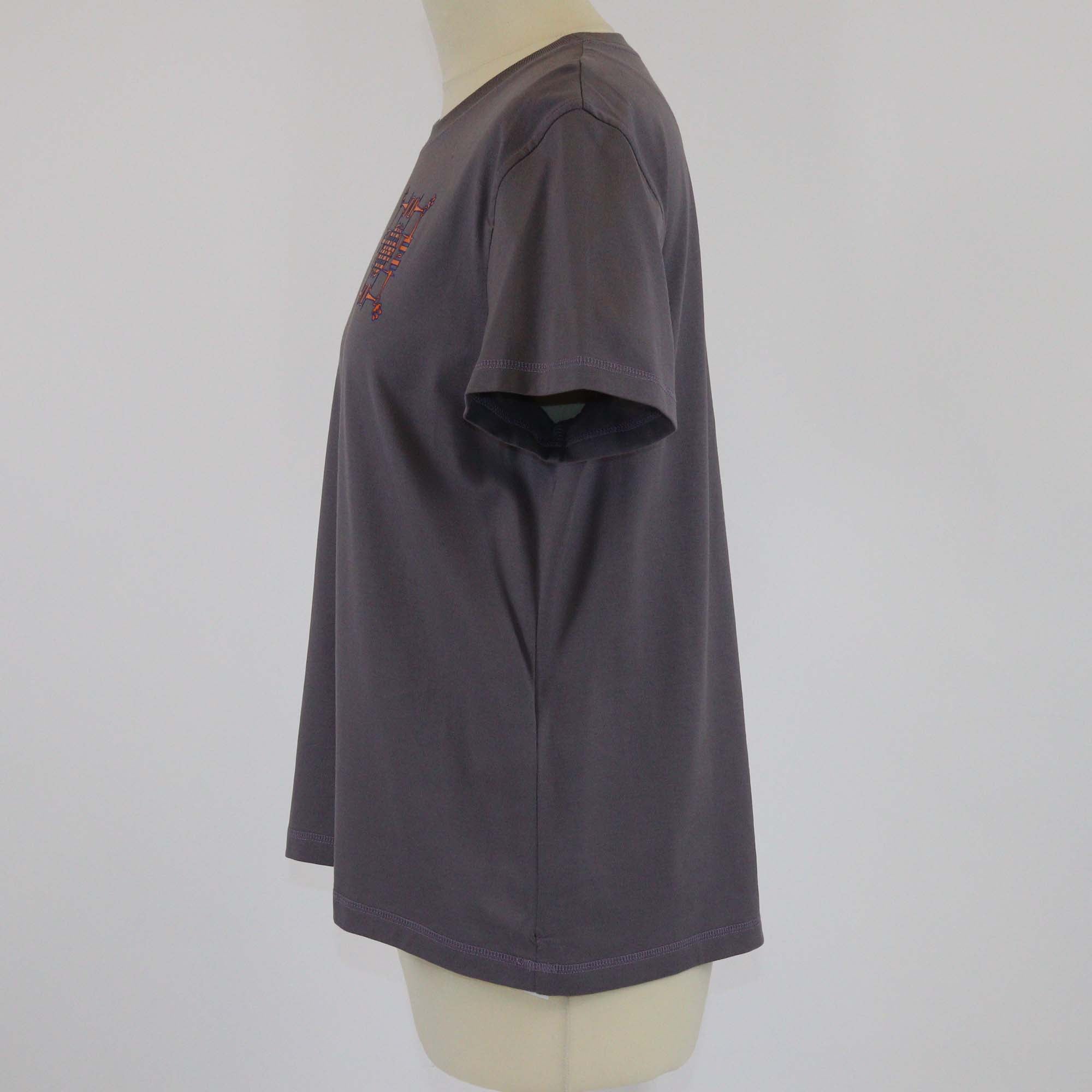 Hermes Gris Pierre Cotton Mors Mini T-Shirt