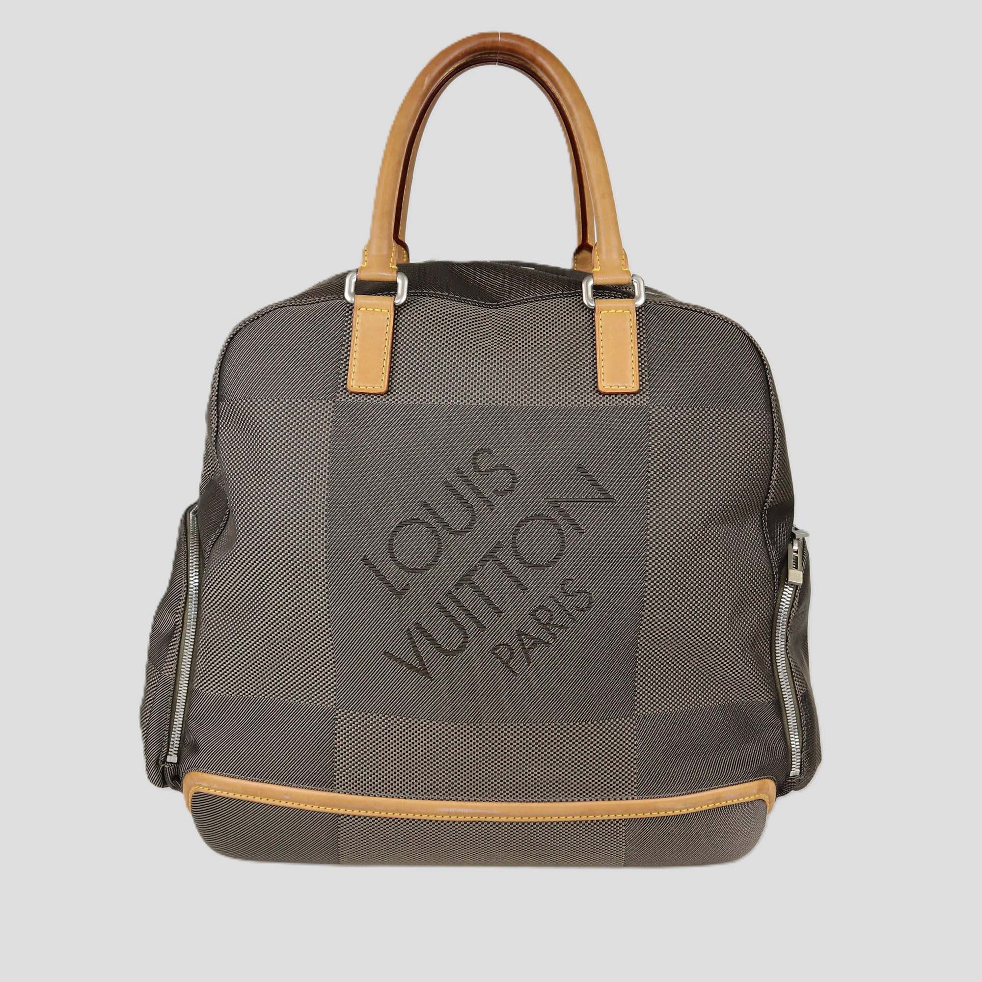 Louis Vuitton Khaki Terre Damier Geant Canvas Aventurier Polaire Bag