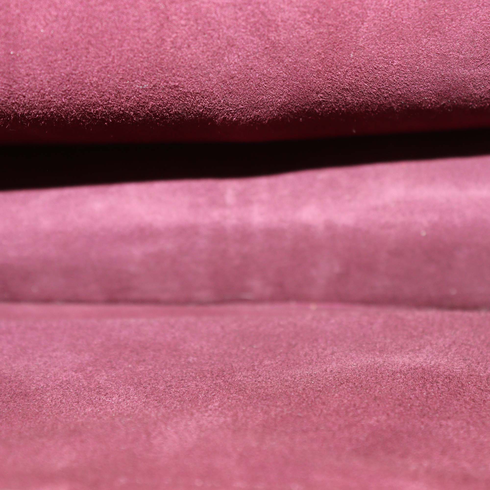 Christian Dior Burgundy Alligator C'est Shoulder Bag