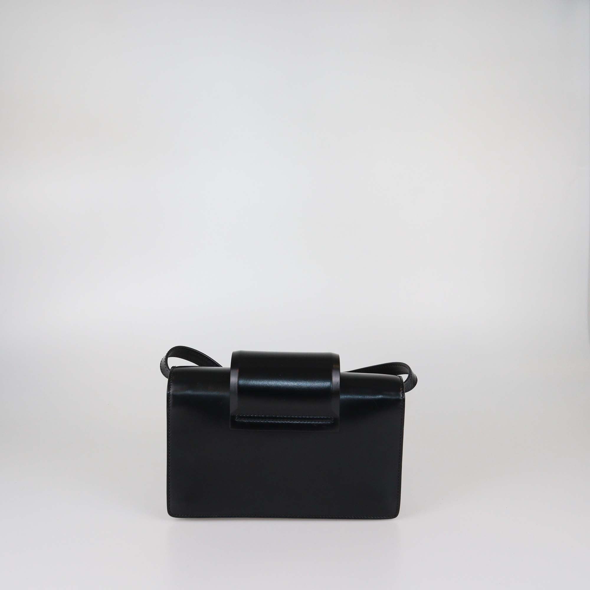 Givenchy Black Leather Infinity Shoulder Bag