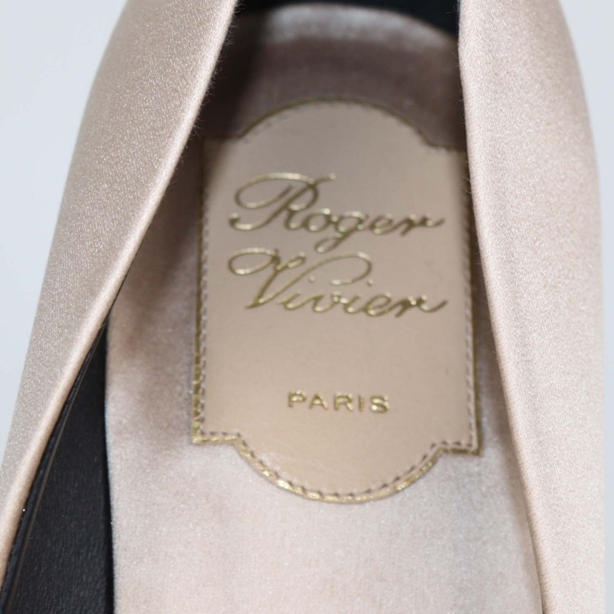 Roger Vivier Pink Satin Efflorescence Pumps