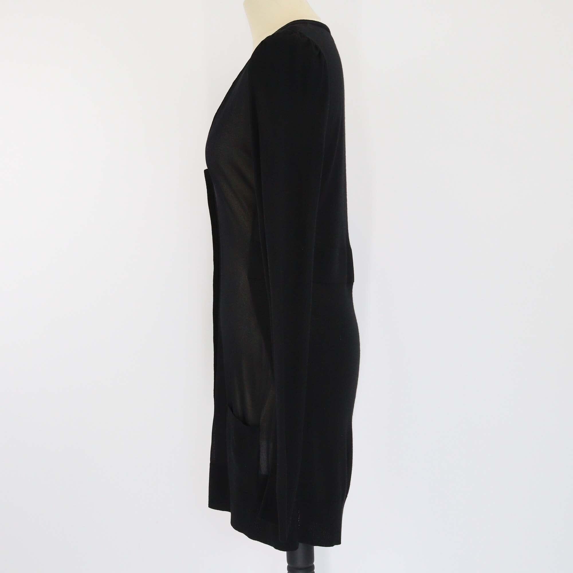 Dolce & Gabbana Black Buttons Long Sleeve Cardigan Womens Dolce & Gabbana
