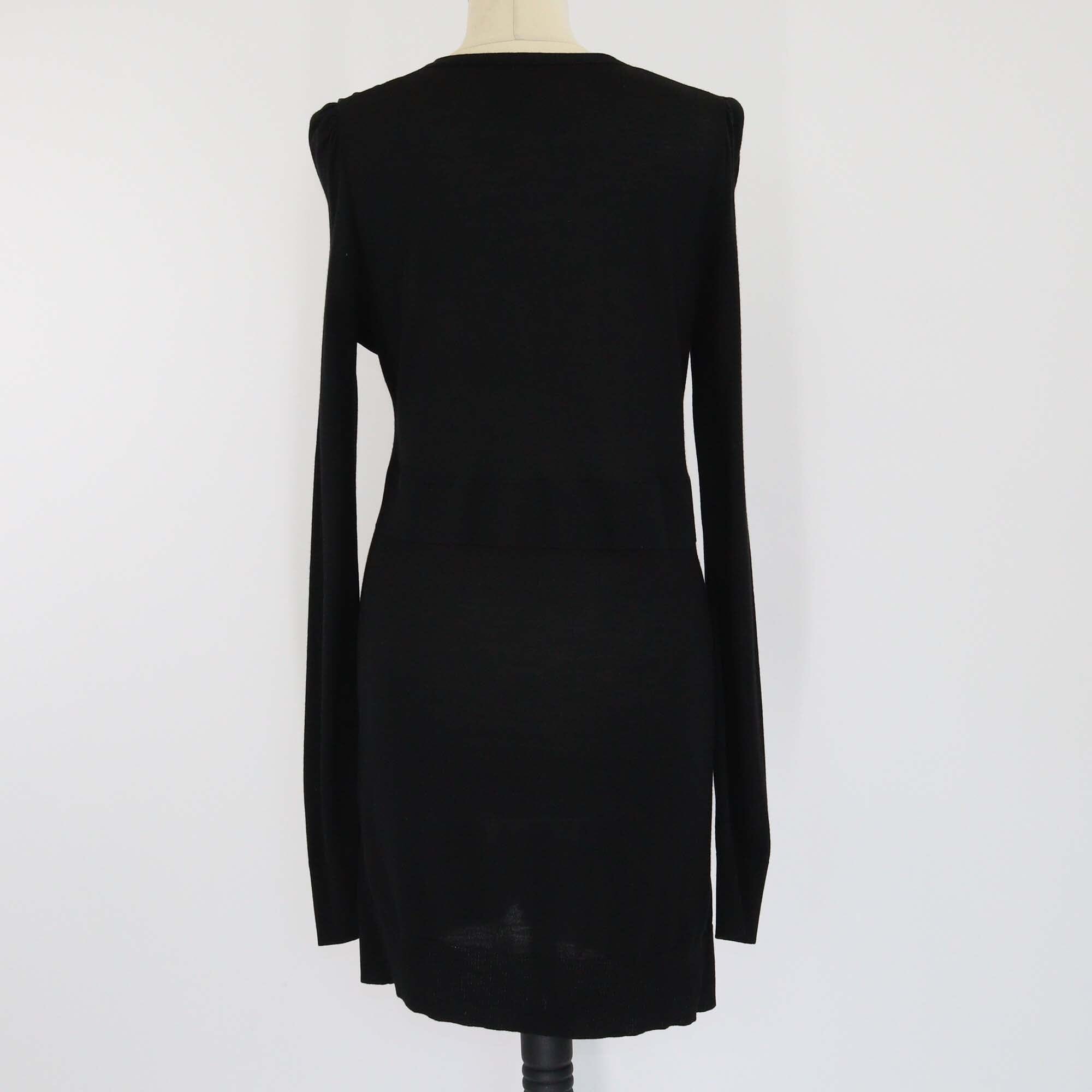 Dolce & Gabbana Black Buttons Long Sleeve Cardigan Womens Dolce & Gabbana