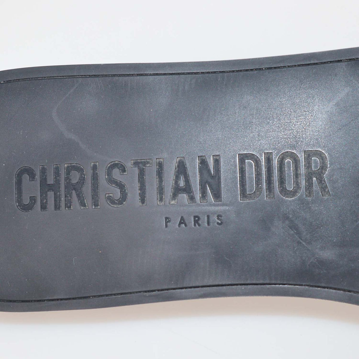 Christian Dior Deep Blue Oblique Print Technical Fabric Dio(r)evolution Slide