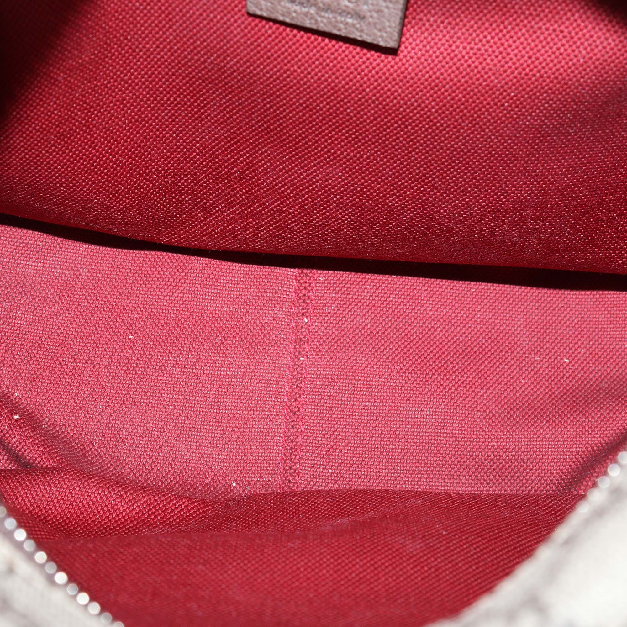 Gucci Brown/Beige GG Supreme Canvas Trunk Shoulder Bag