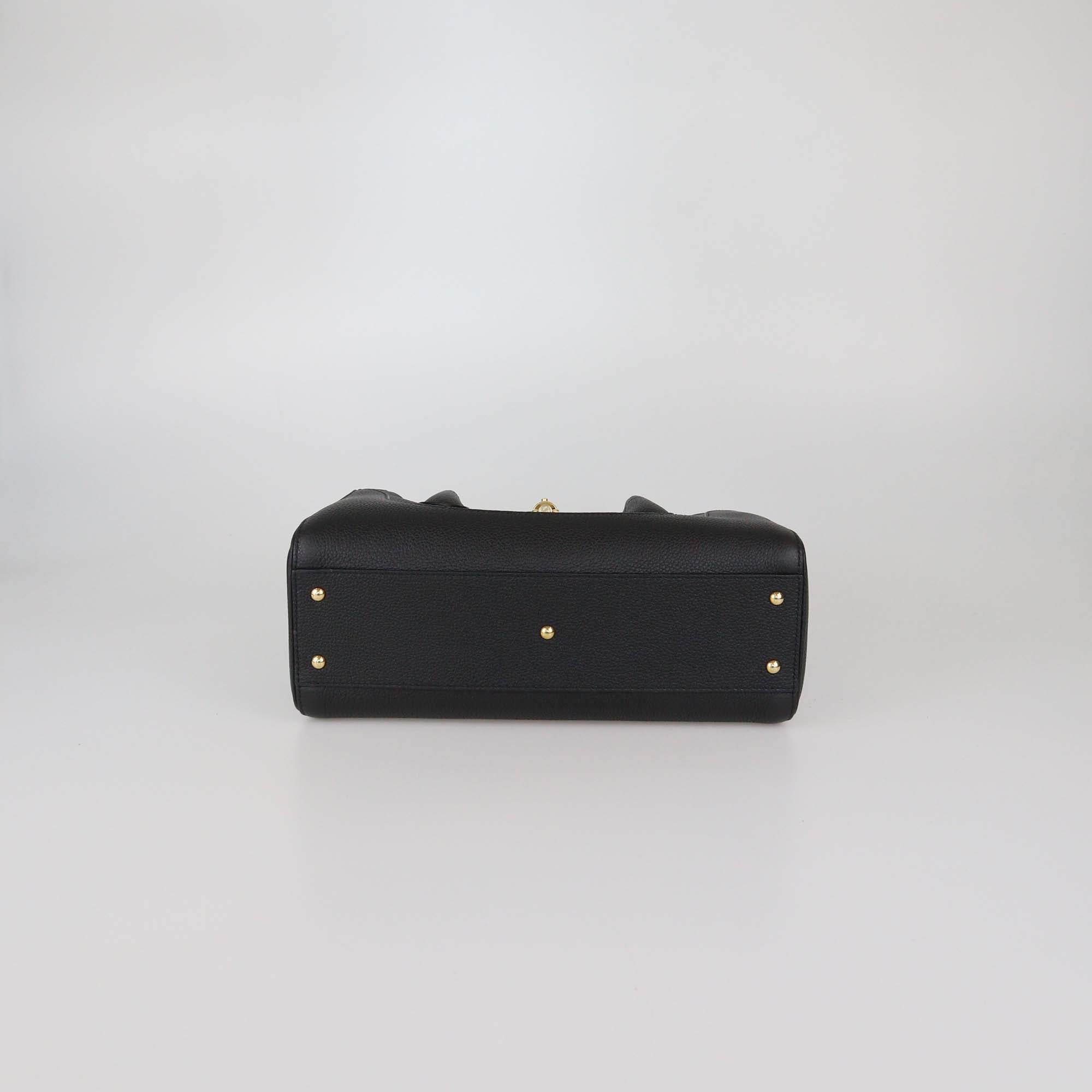 Gucci Black Leather Jackie 1961 Tote
