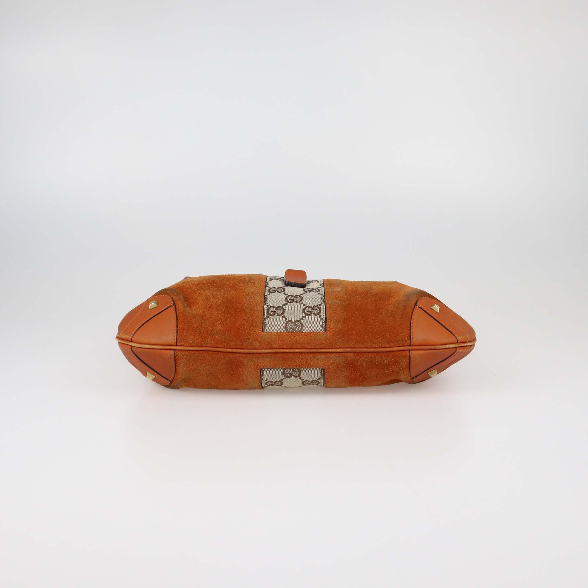 Gucci Brown Suede and Leather Jackie Hobo