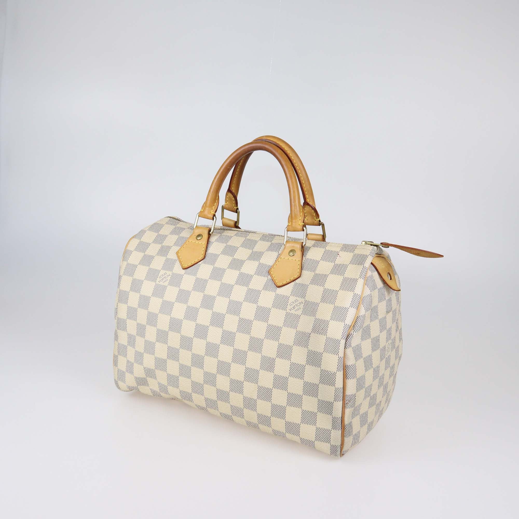 Louis Vuitton Damier Azur Canvas Speedy 30 Bag