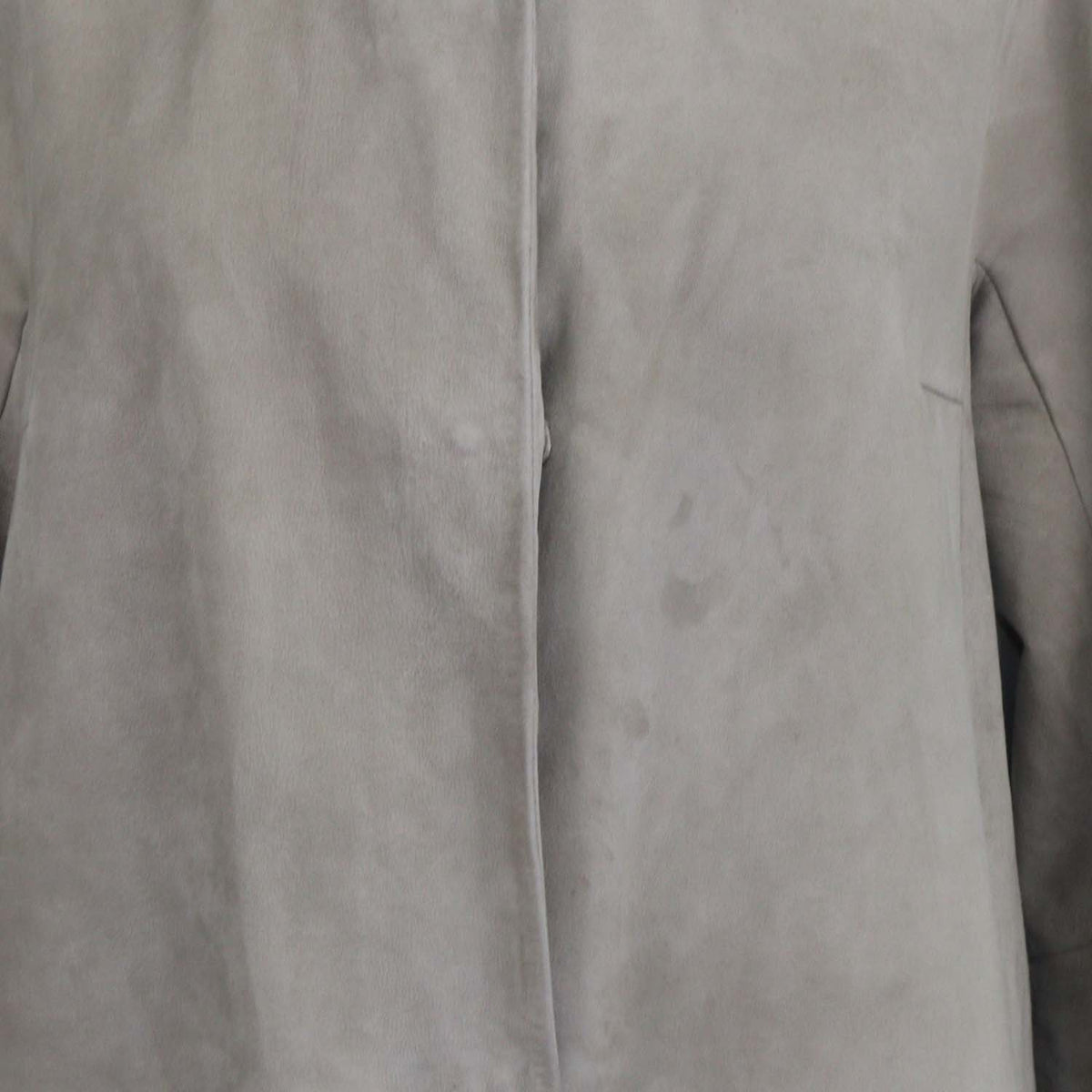 S'Max Mara Beige Suede Long Jacket