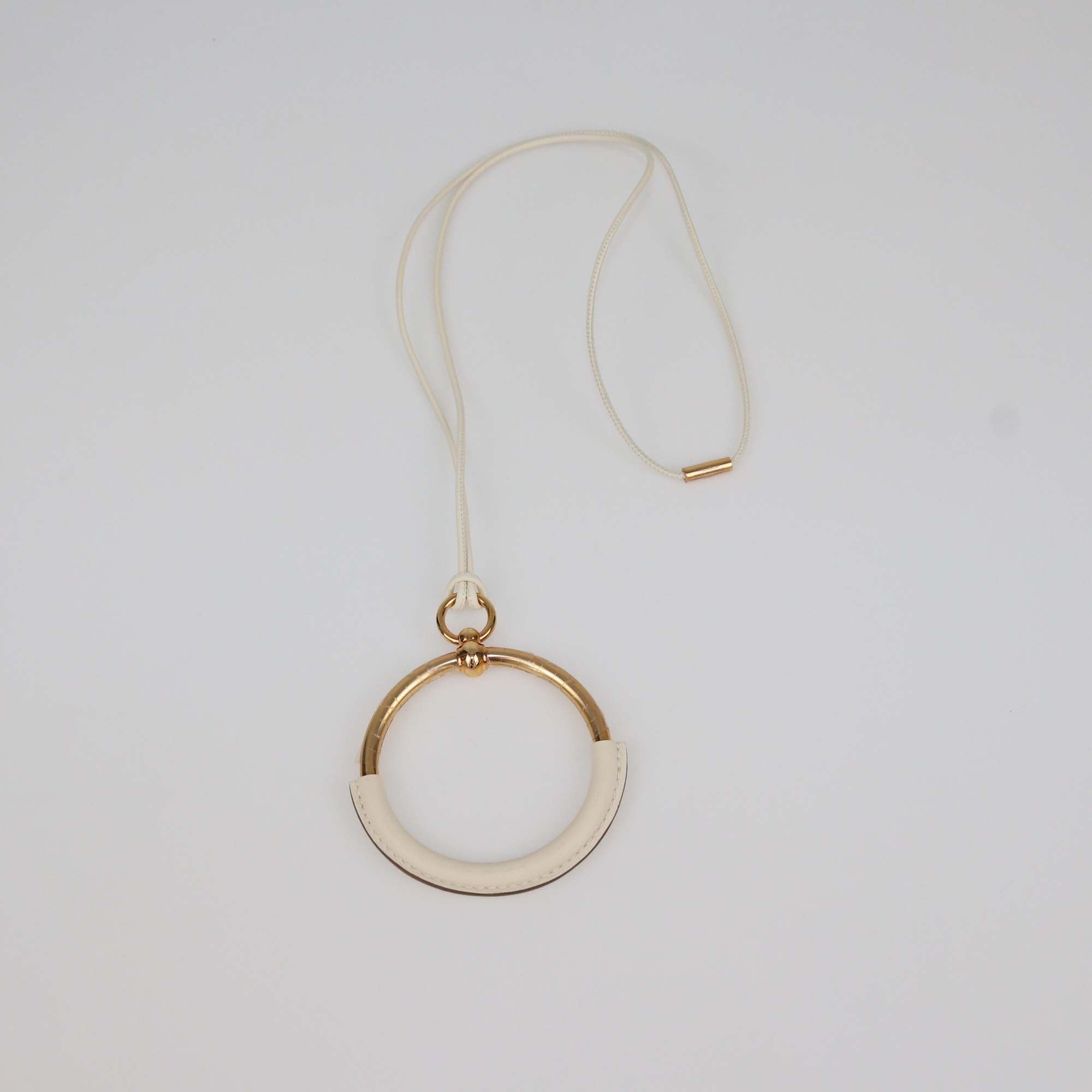 Hermes Nata Swift Leather Loop Pendant